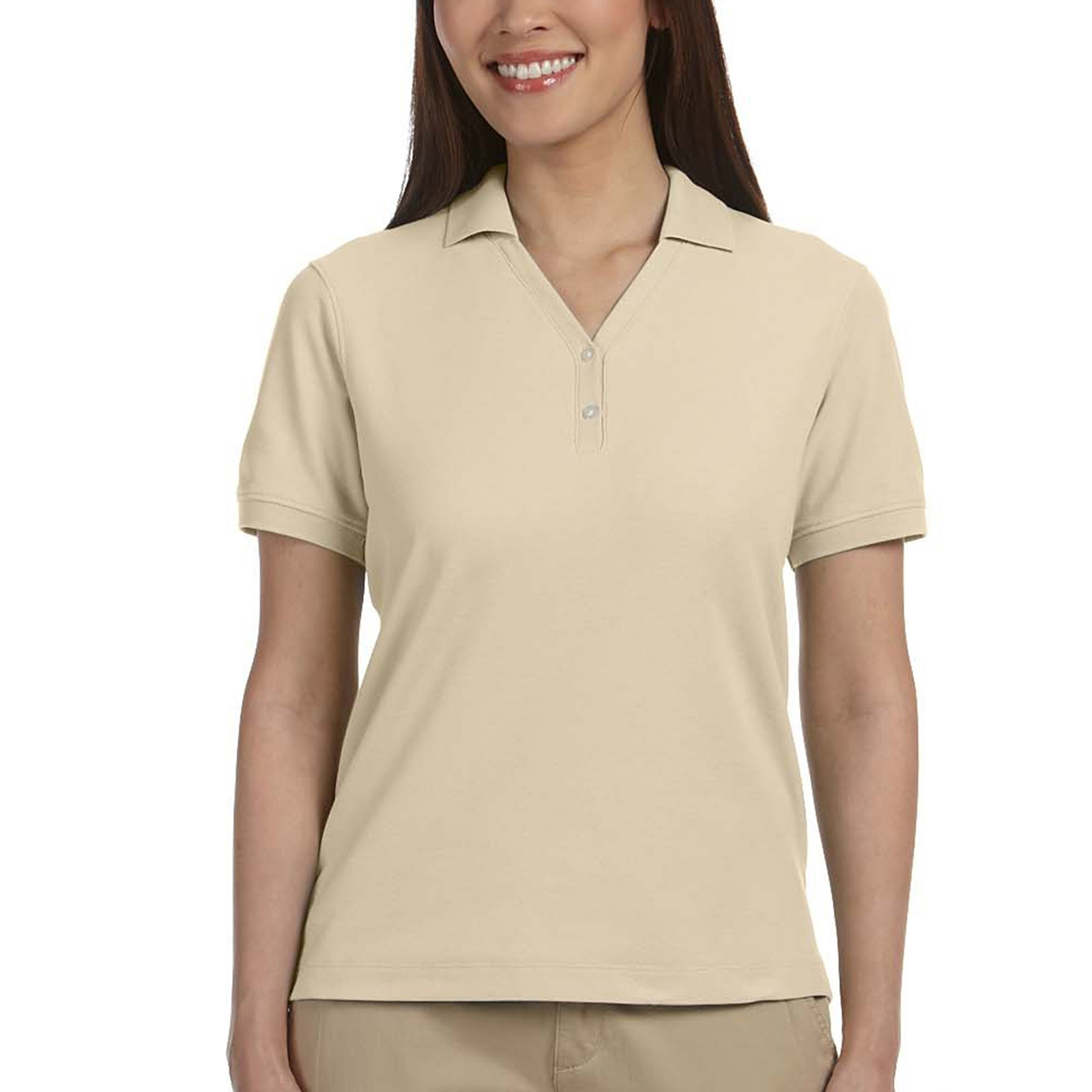 Devon & Jones® Ladies' Y-Collar Golf Polos 8