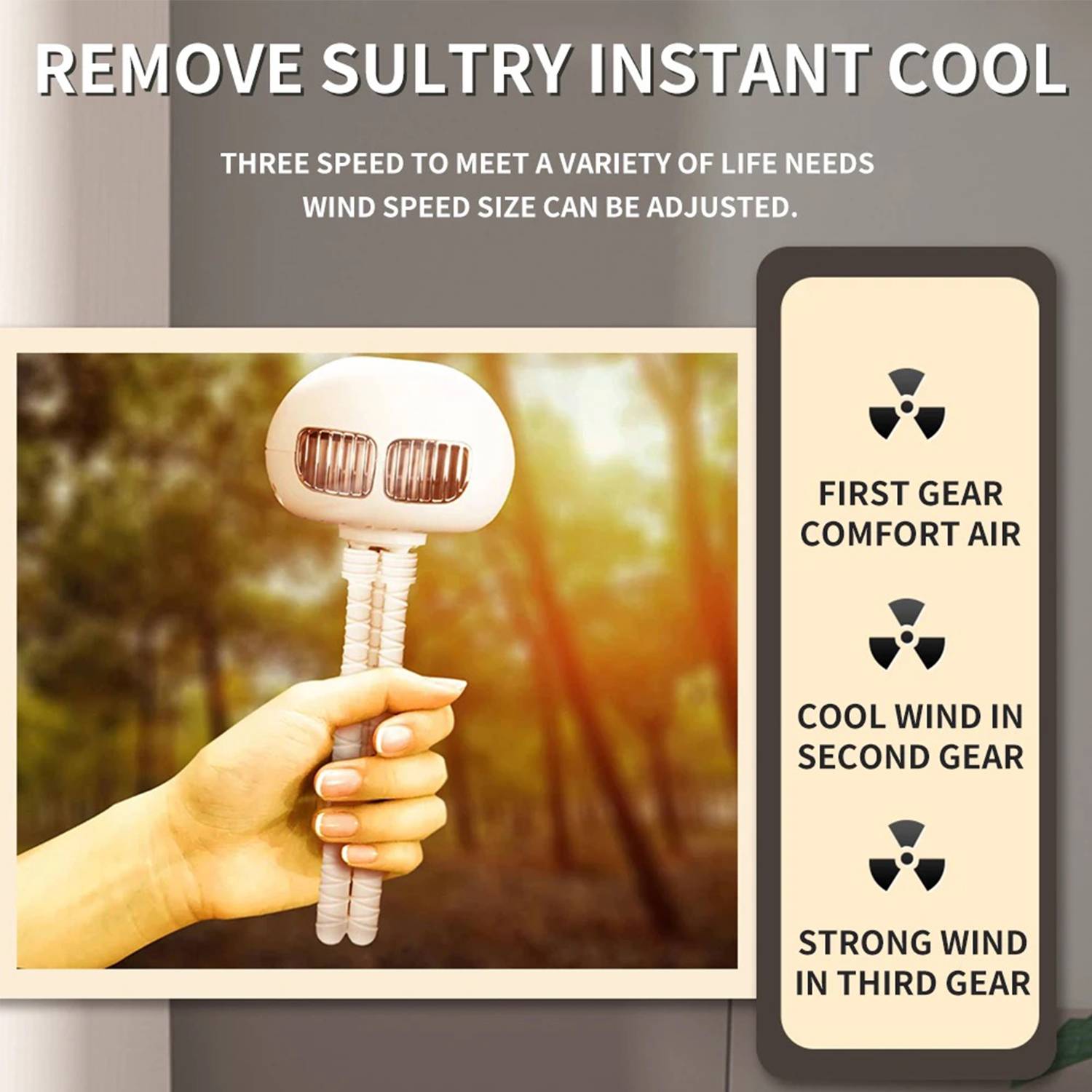 Portable Bladeless Stroller Fan 6