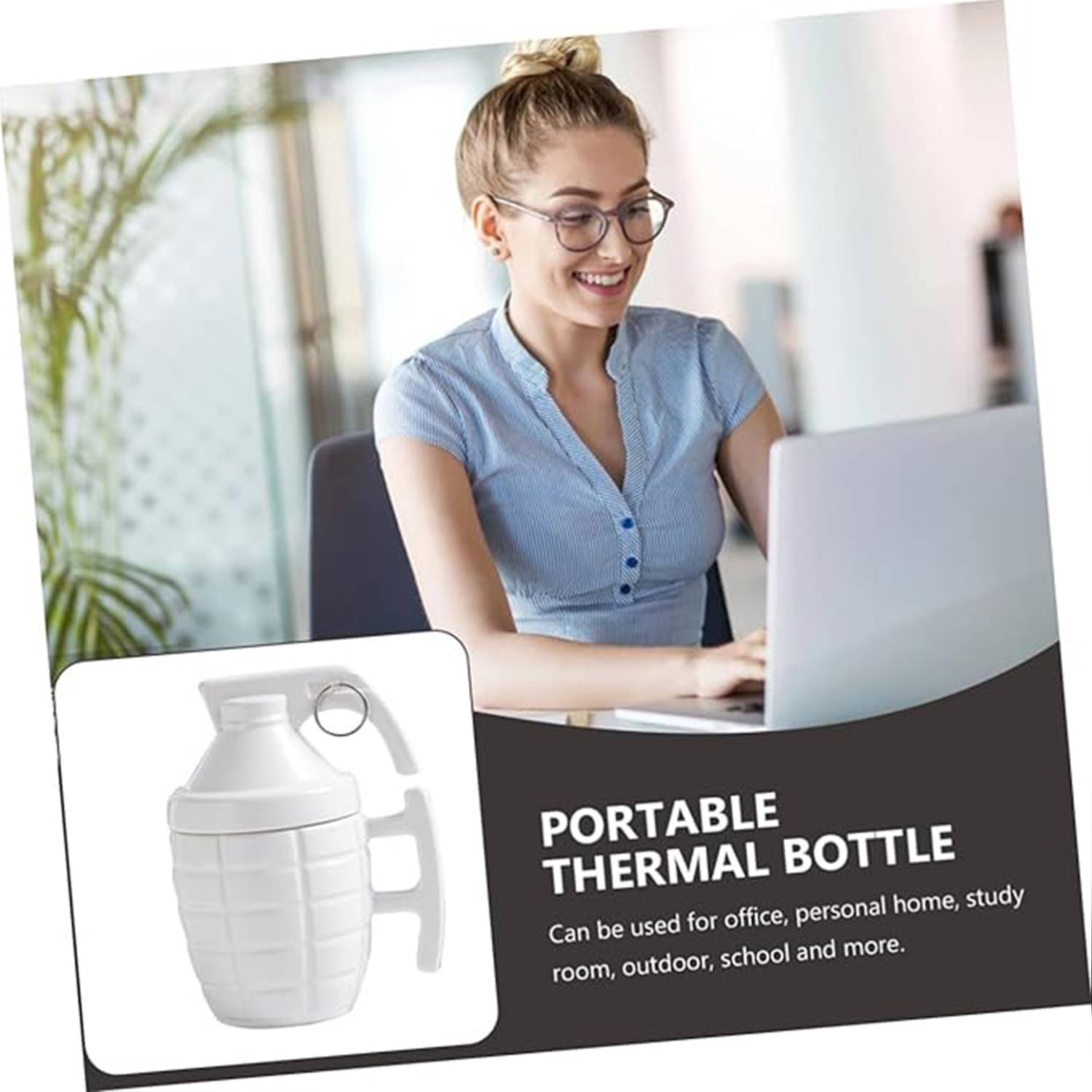 12oz Creative grenade ceramic mug 4
