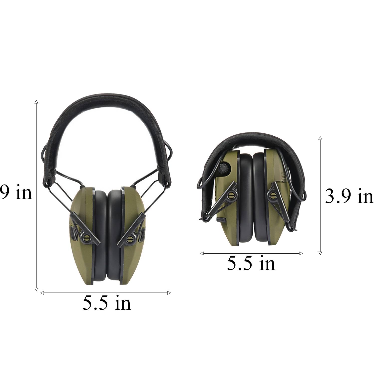 Tactical Noise Canceling Folding Protection Headset 6