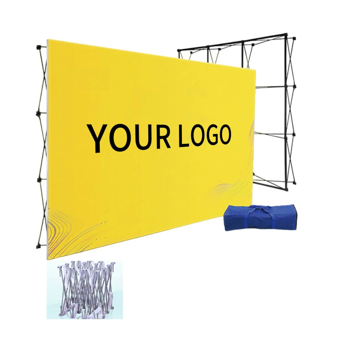 90x90 Inch Custom Display Wall with Aluminum Frame 1