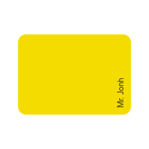 Single Color Screen Print Neoprene Rectangle Mouse Pad 6