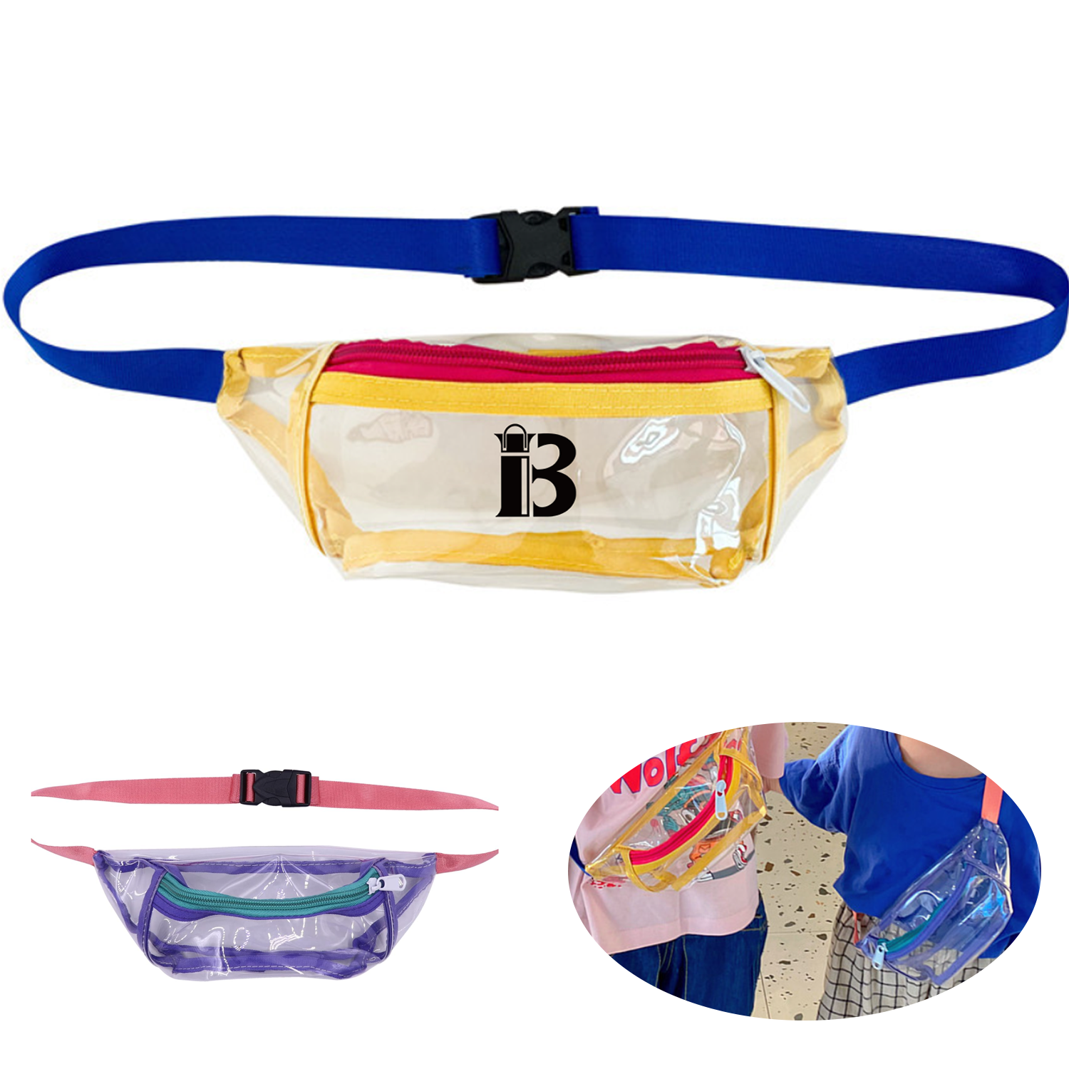 Mini Fashion Clear jelly Fanny Pack Kids 9