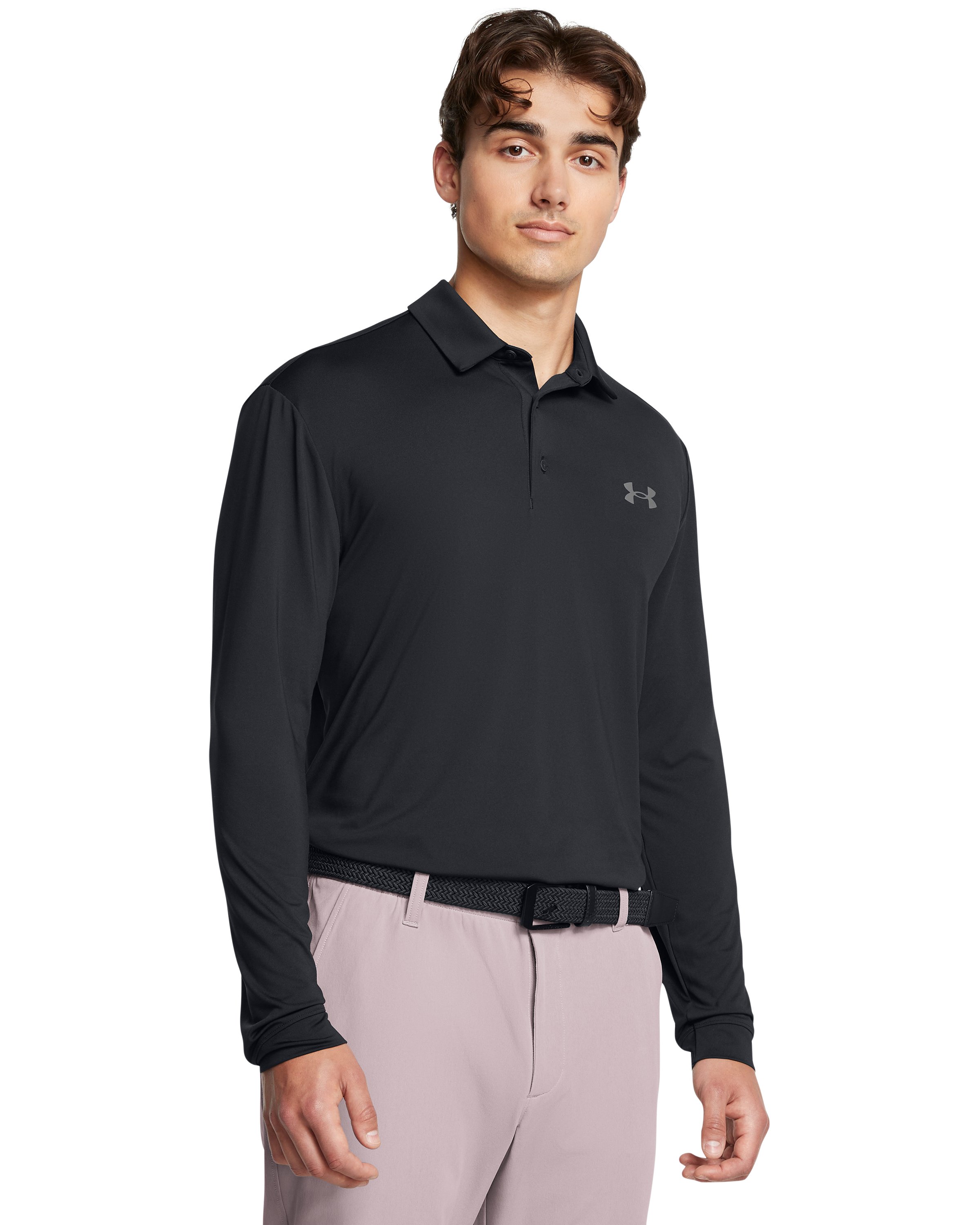 UA Playoff Men's Long Sleeve Polo 2