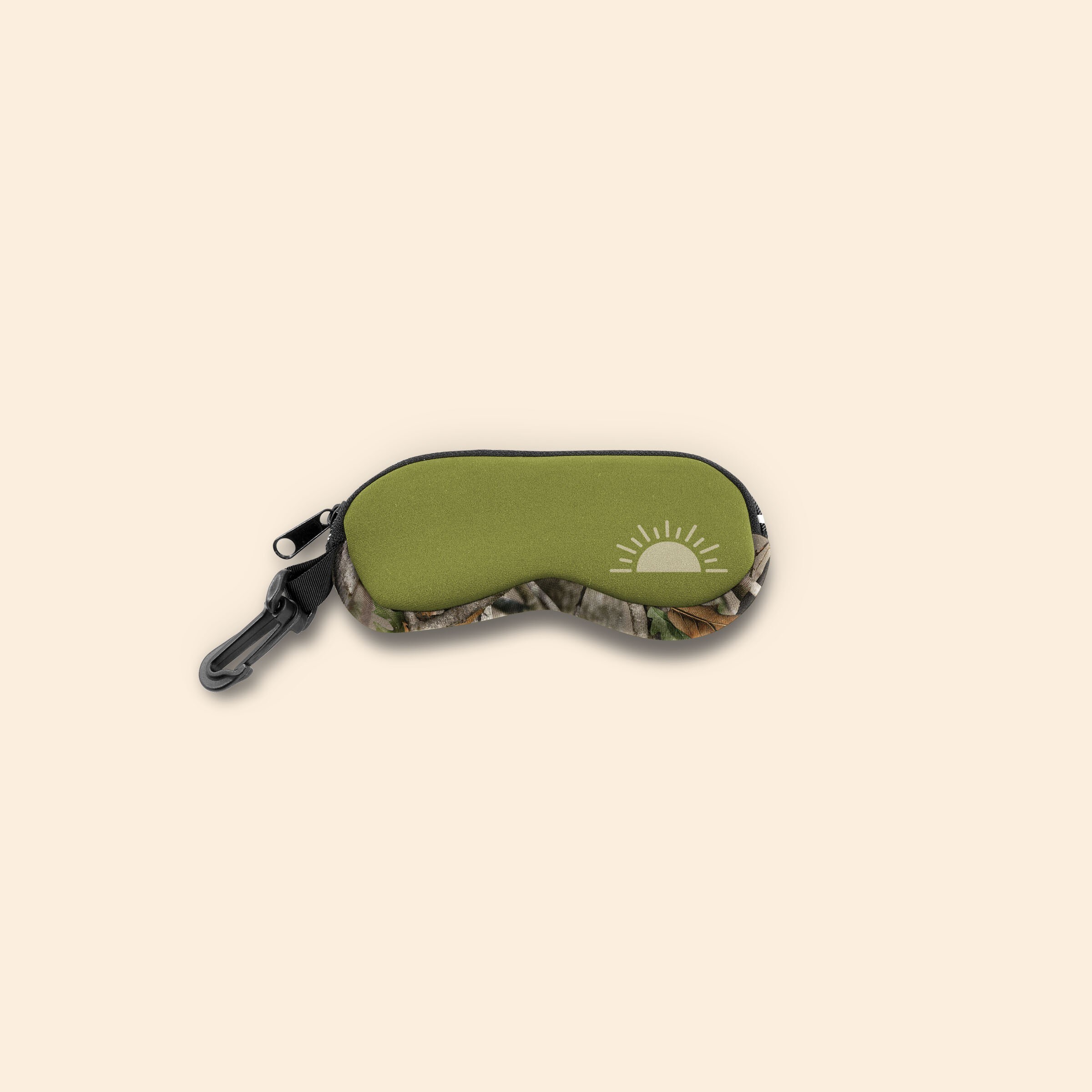 TRADEMARKED CAMO GUSSETED EYEGLASS CASE PKR - NEXT G-1 VISTA 1