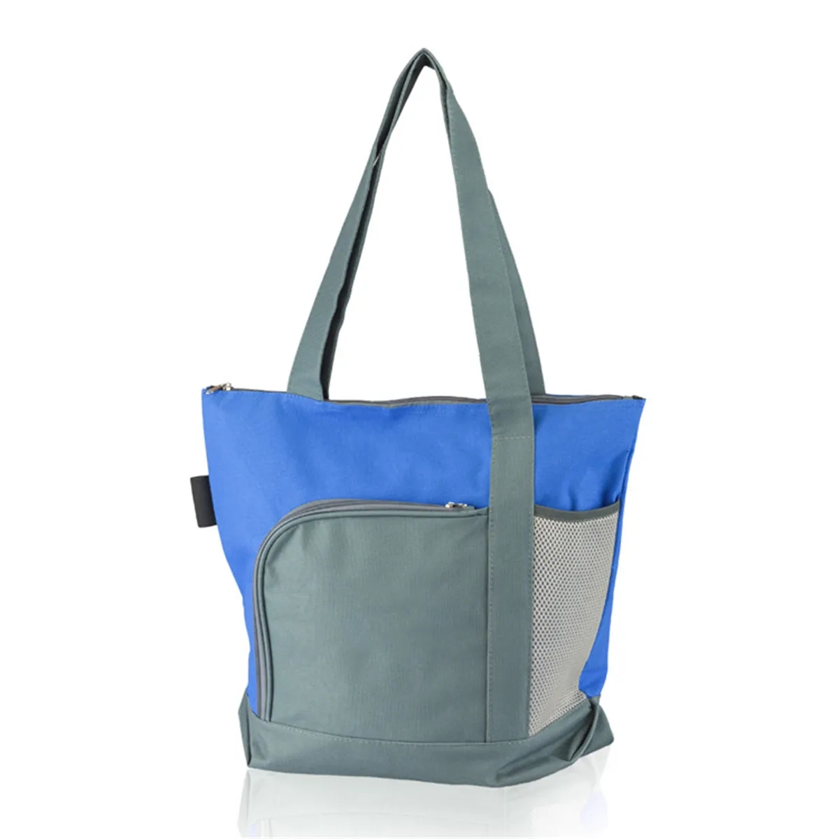 Polyester Canvas Zipper Tote, custom tote bag with logo imprint 2