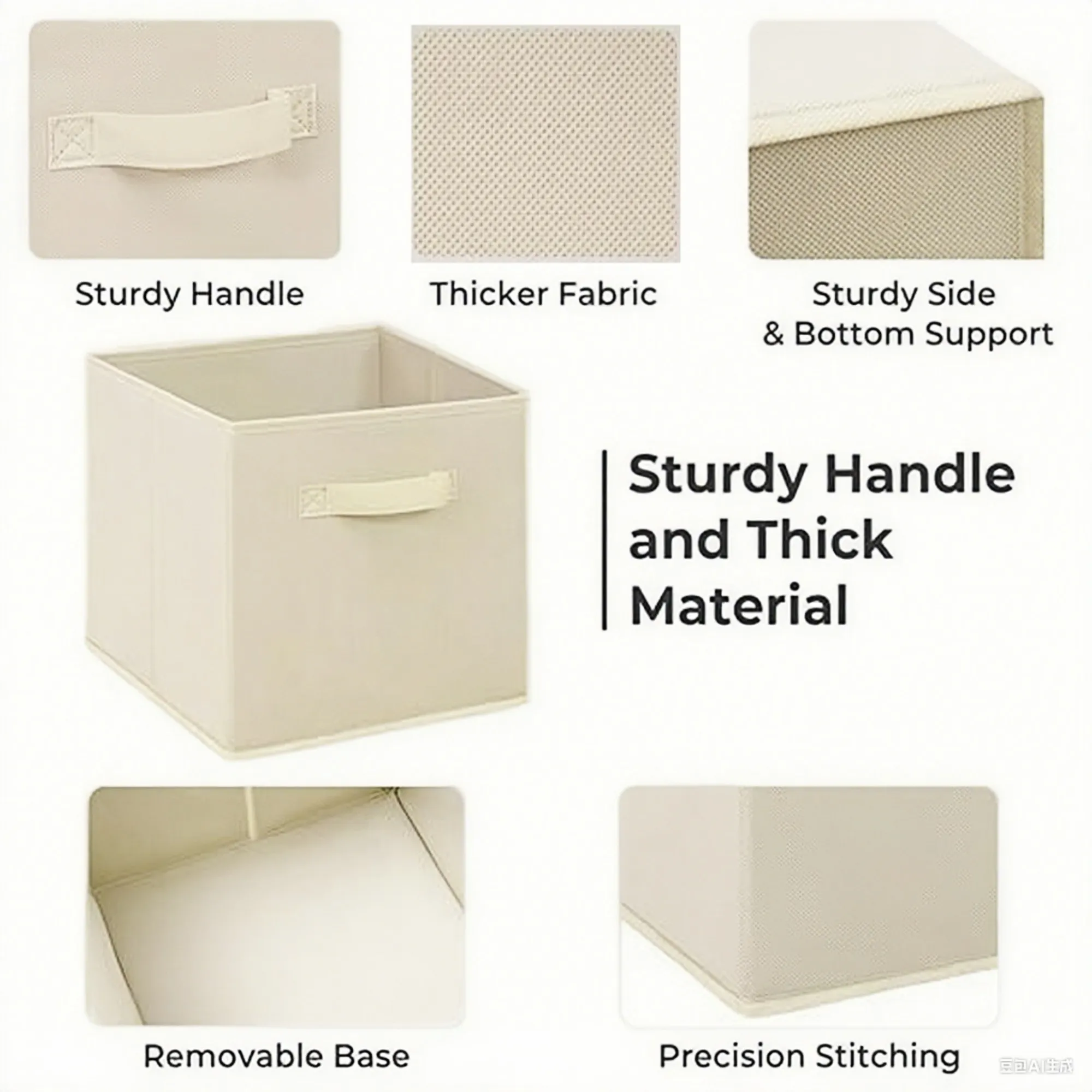 Collapsible Storage Cubes Organizer 2