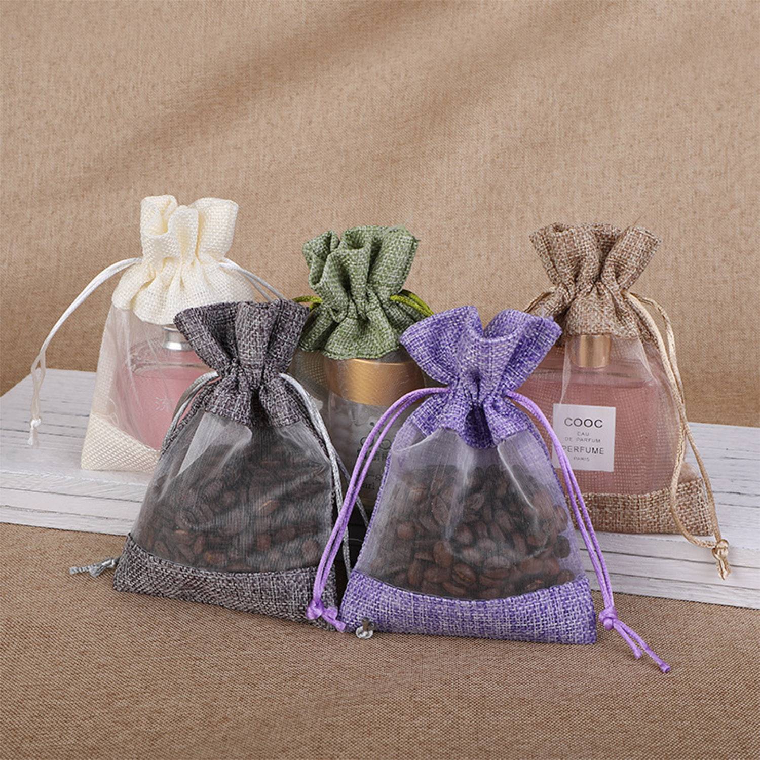 Gauze Drawstring Bag 5