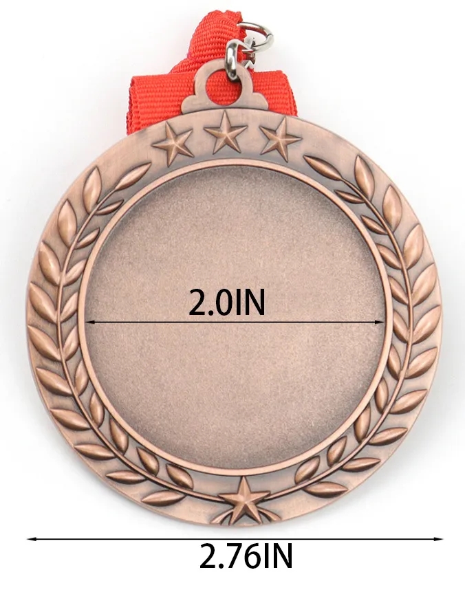 Metal Wheat Border Honor Medal 6