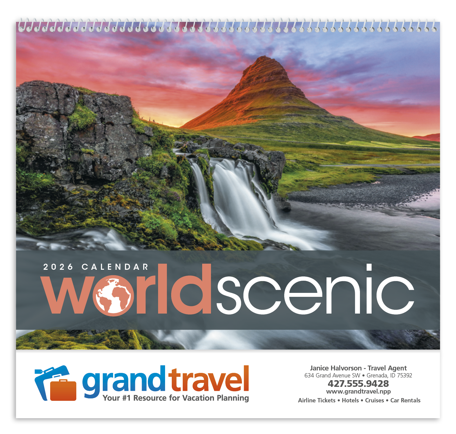 Triumph® Calendars World Scenic Calendar 79
