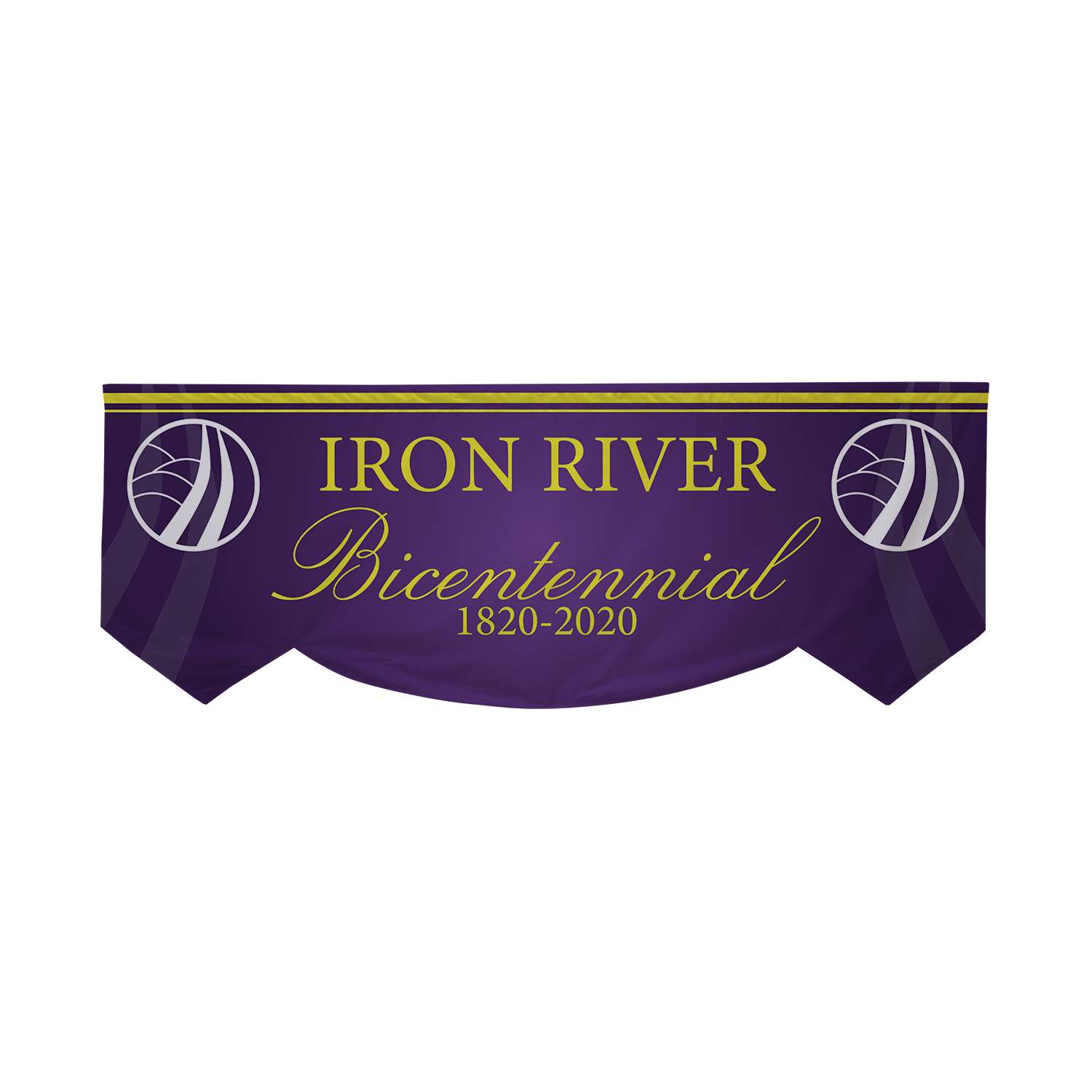 3' x 8' Parade Banner Scallop Bottom