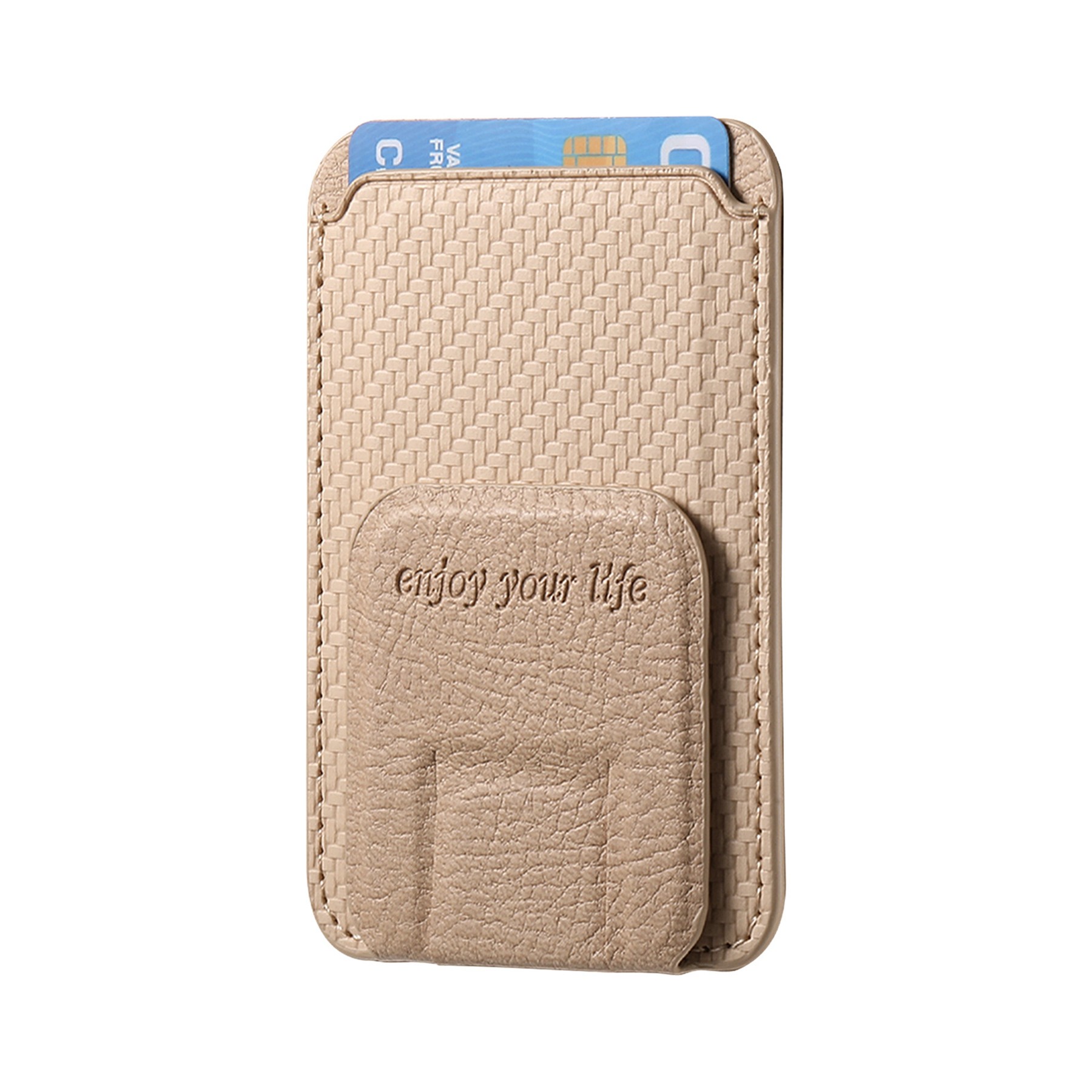 Multi-Functional Carbon Fiber Phone Holder Card Case 10