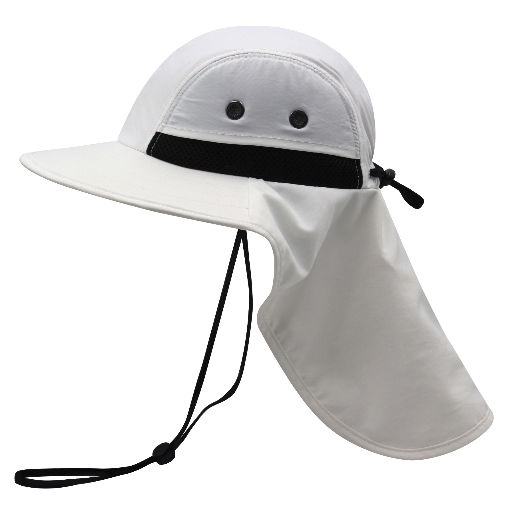 Safari boonie flap back hat with hidden pocket