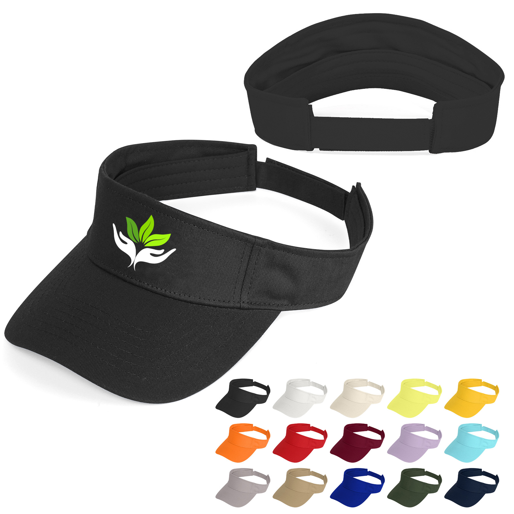 Classic Cotton Baseball Visor 13