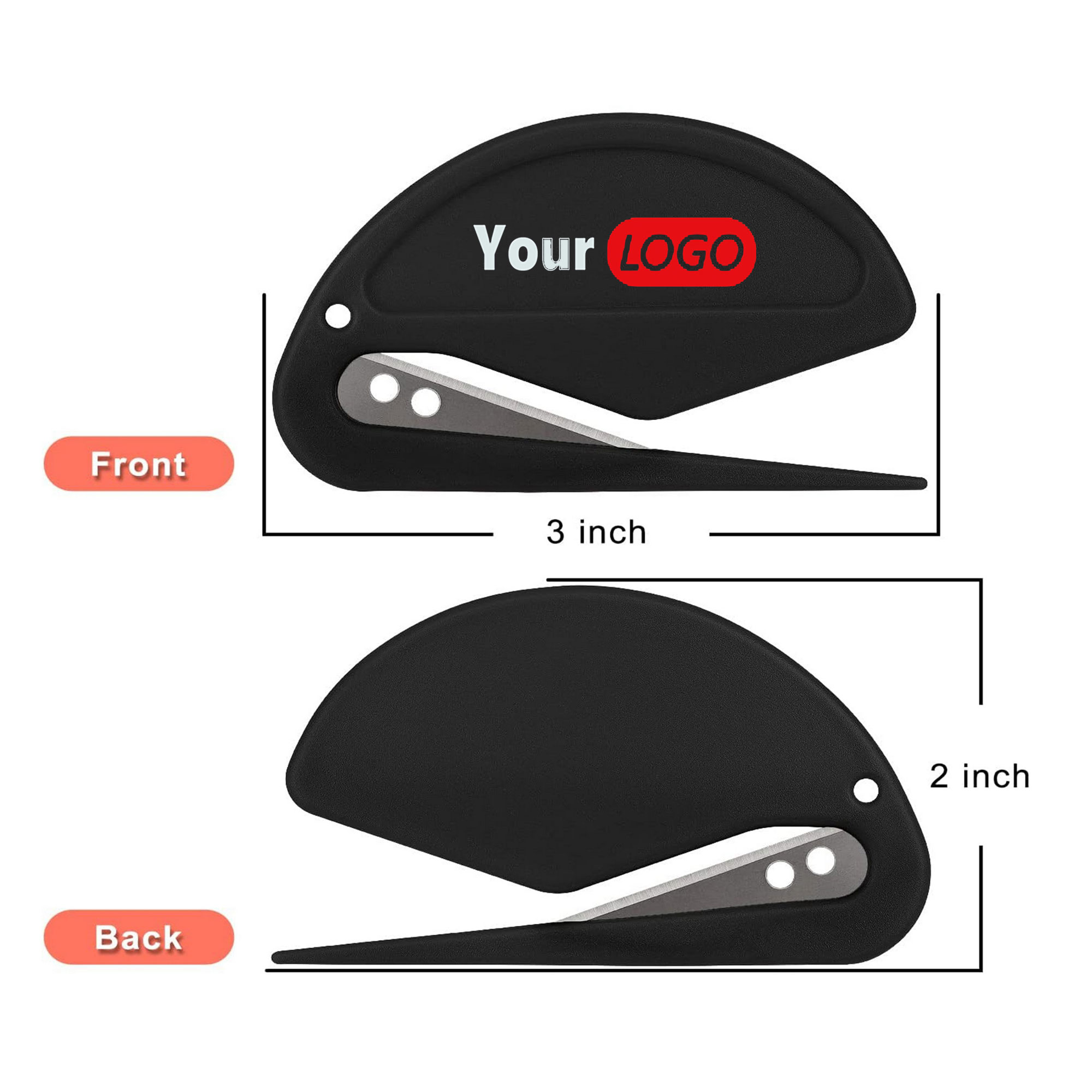Durable Plastic Letter Opener Envelope Slitter Tool 7