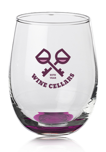17 oz. Sienna Stemless Wine Glasses 10