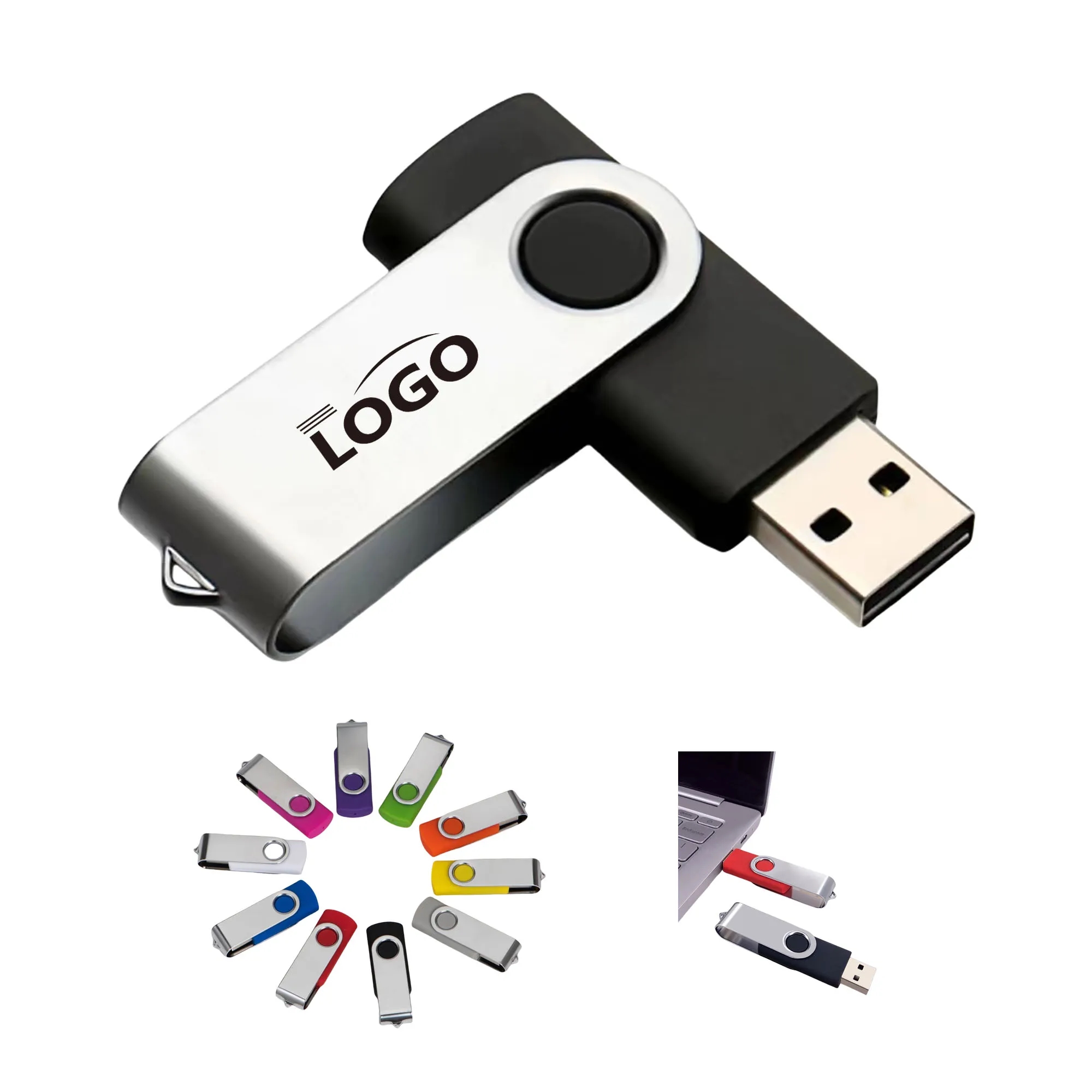 4GB Classic Swivel USB Flash Drive 2