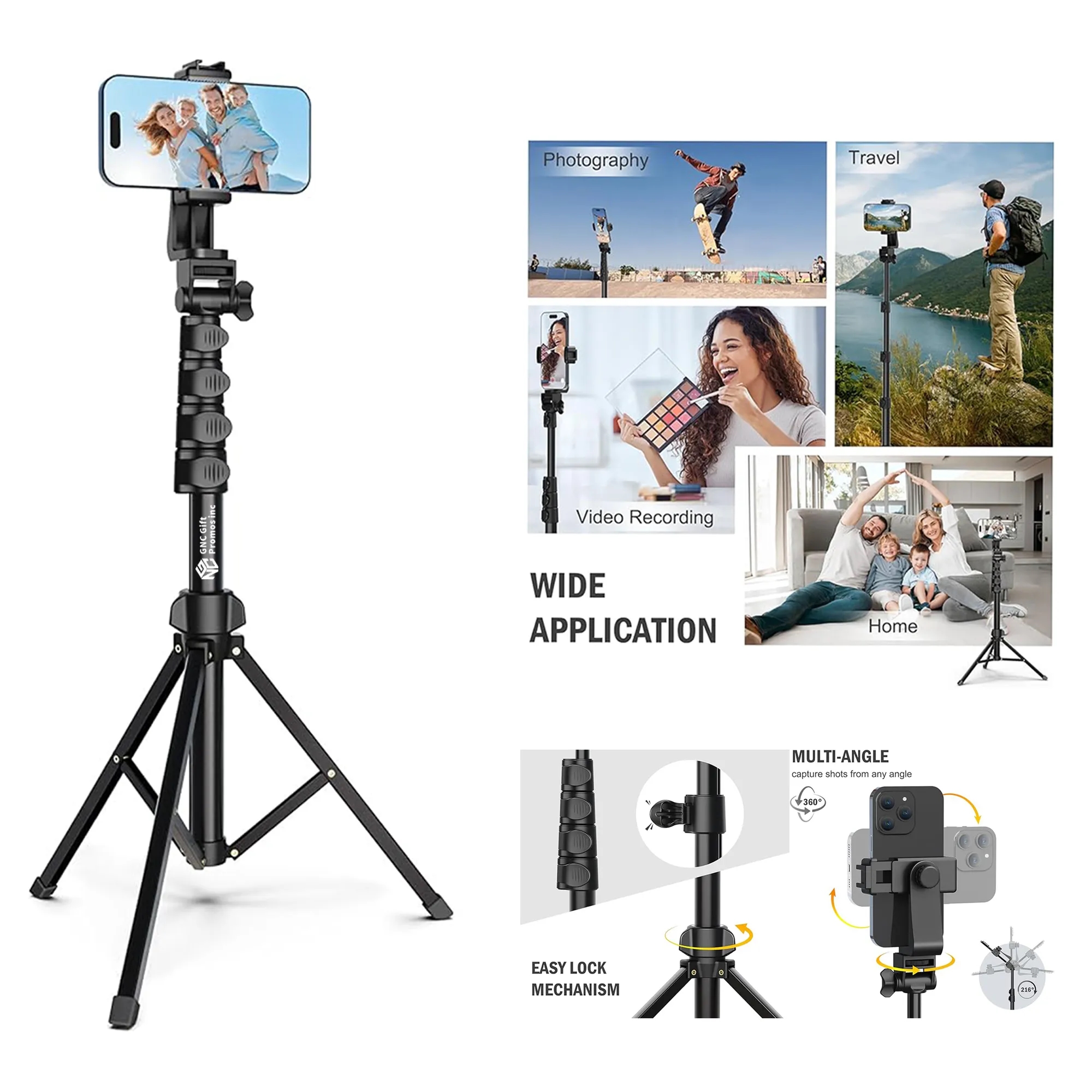 64-Inch Tripod for Mobile Phone and Camera with Remote Contr 3