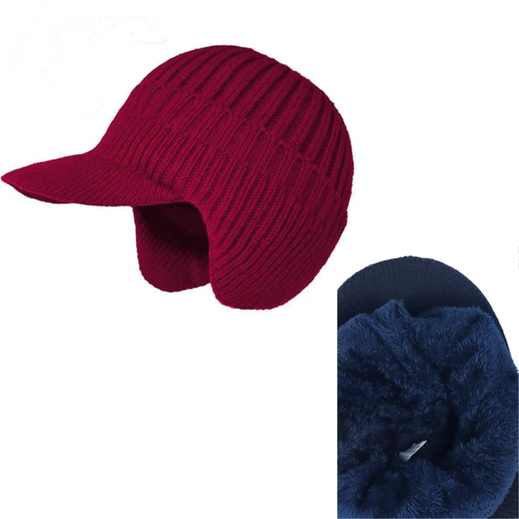 Men's Knitted Hat With Earflap 2