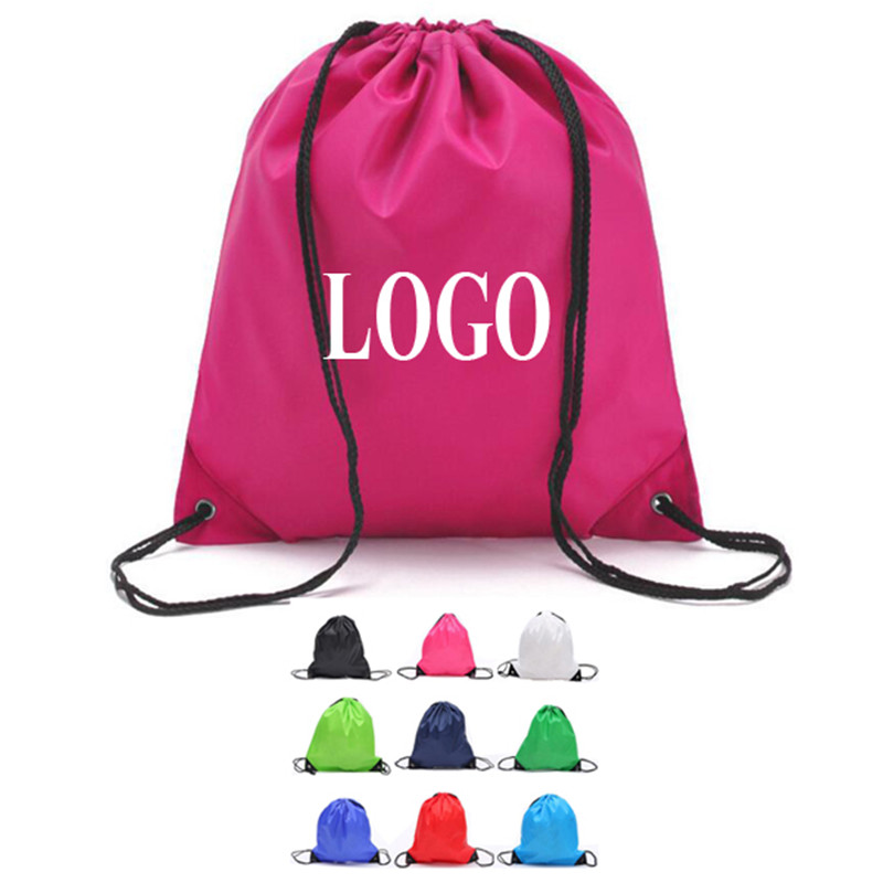 210D Polyester Drawstring Cinch Bags 2