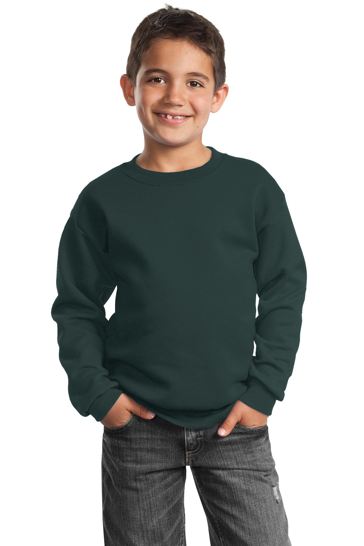 Port & Company® Youth Core Fleece Crewneck Sweatshirt 17