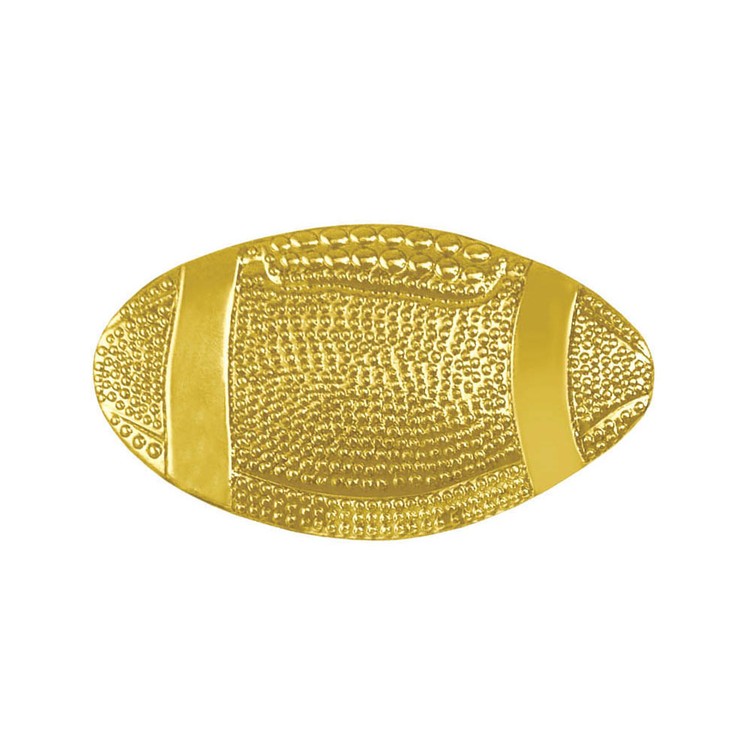 Football Bright Gold Chenille Lapel Pin