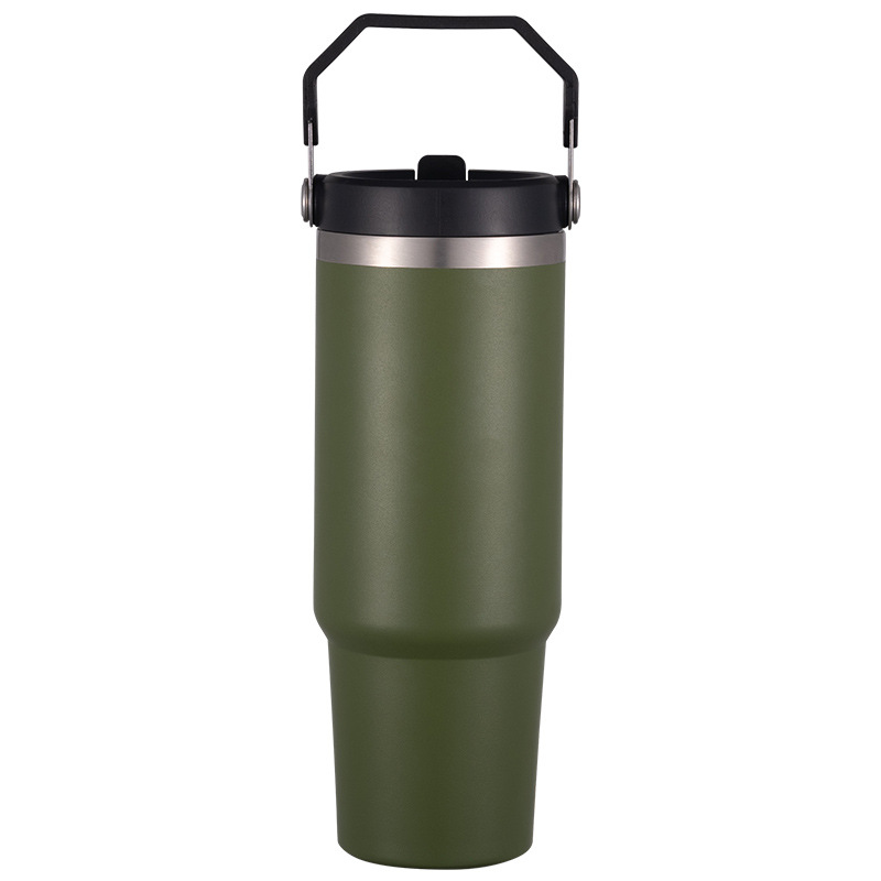 30 oz Stainless Steel Tumbler W/ Straw 11
