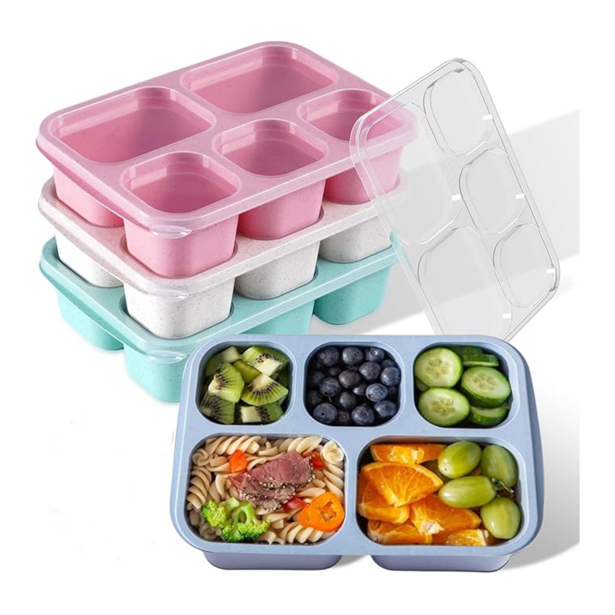 5-Compartments Lunch Box