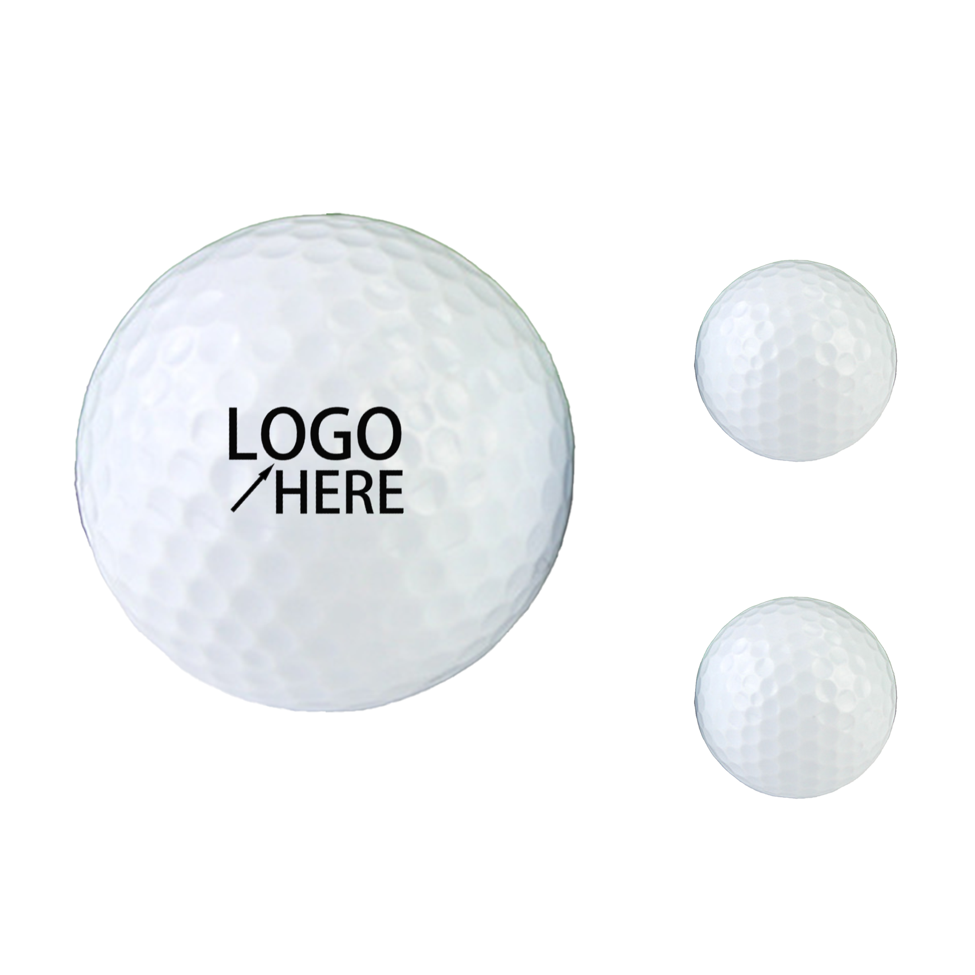 Rubber Saran Golf Balls 1