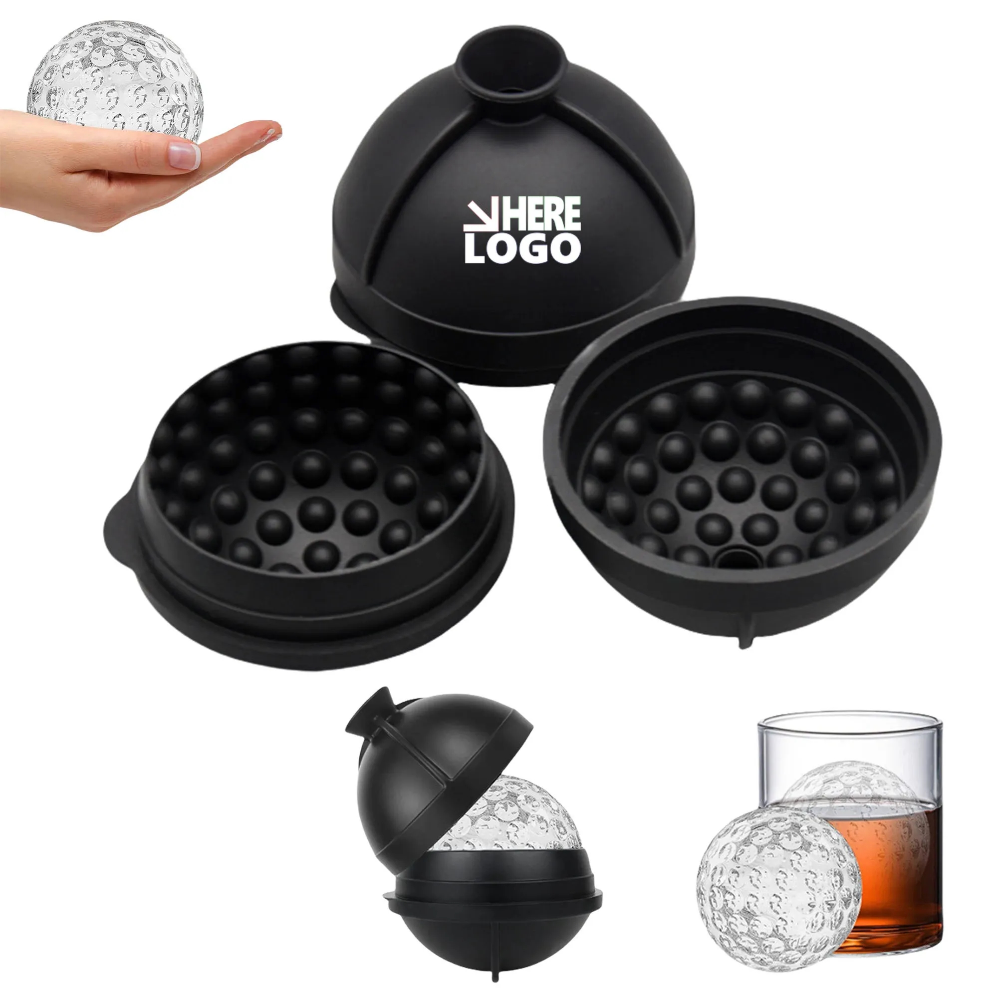 Golf Ball Ice Molds
