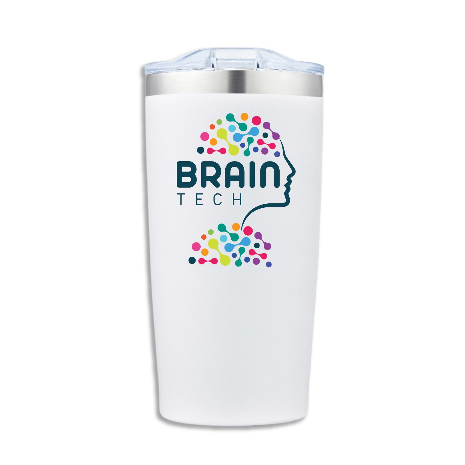 Frosted Sip-N-Go 20 oz Stainless Steel Tumbler 27