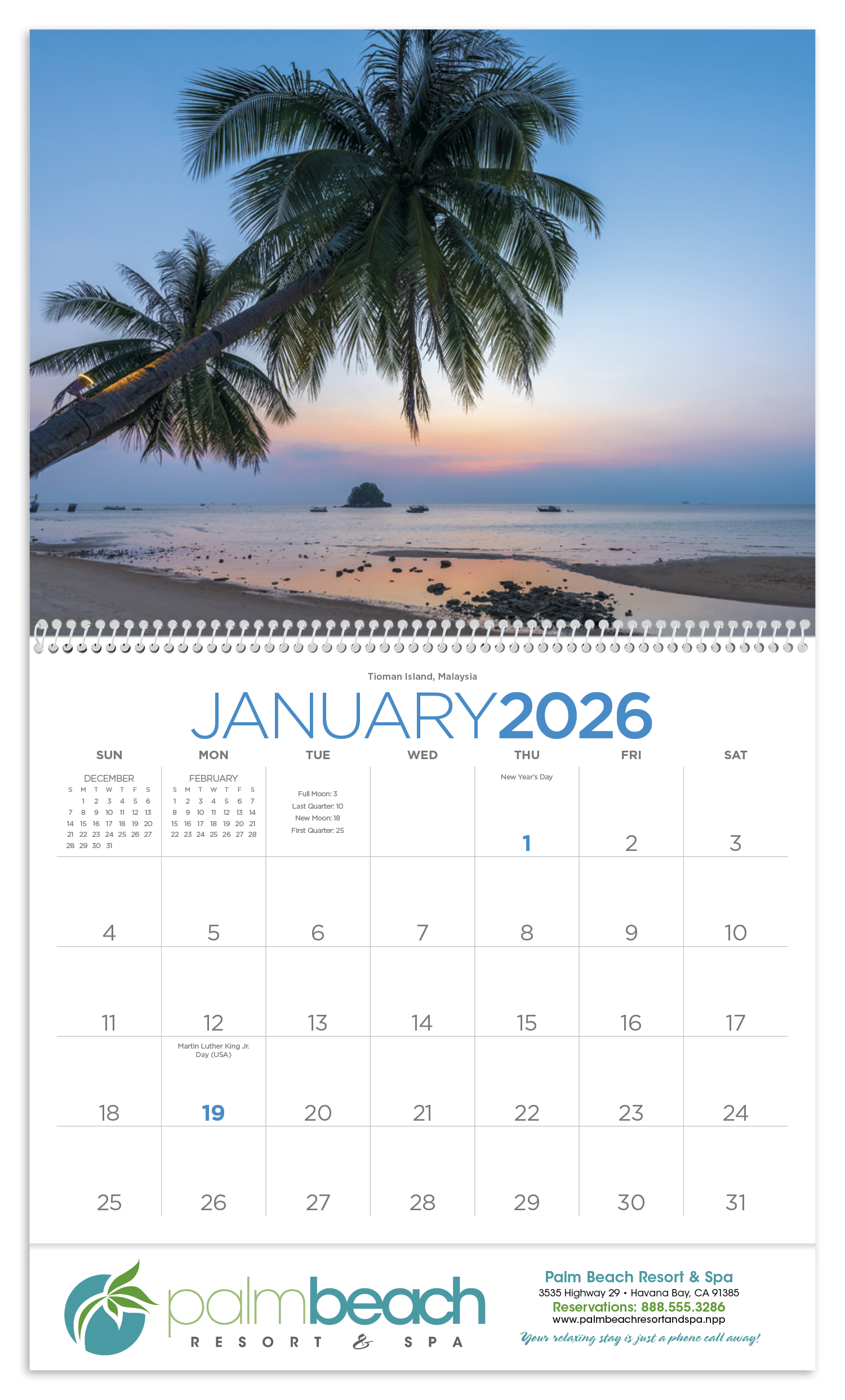 Triumph® Calendars Beaches Calendar 70