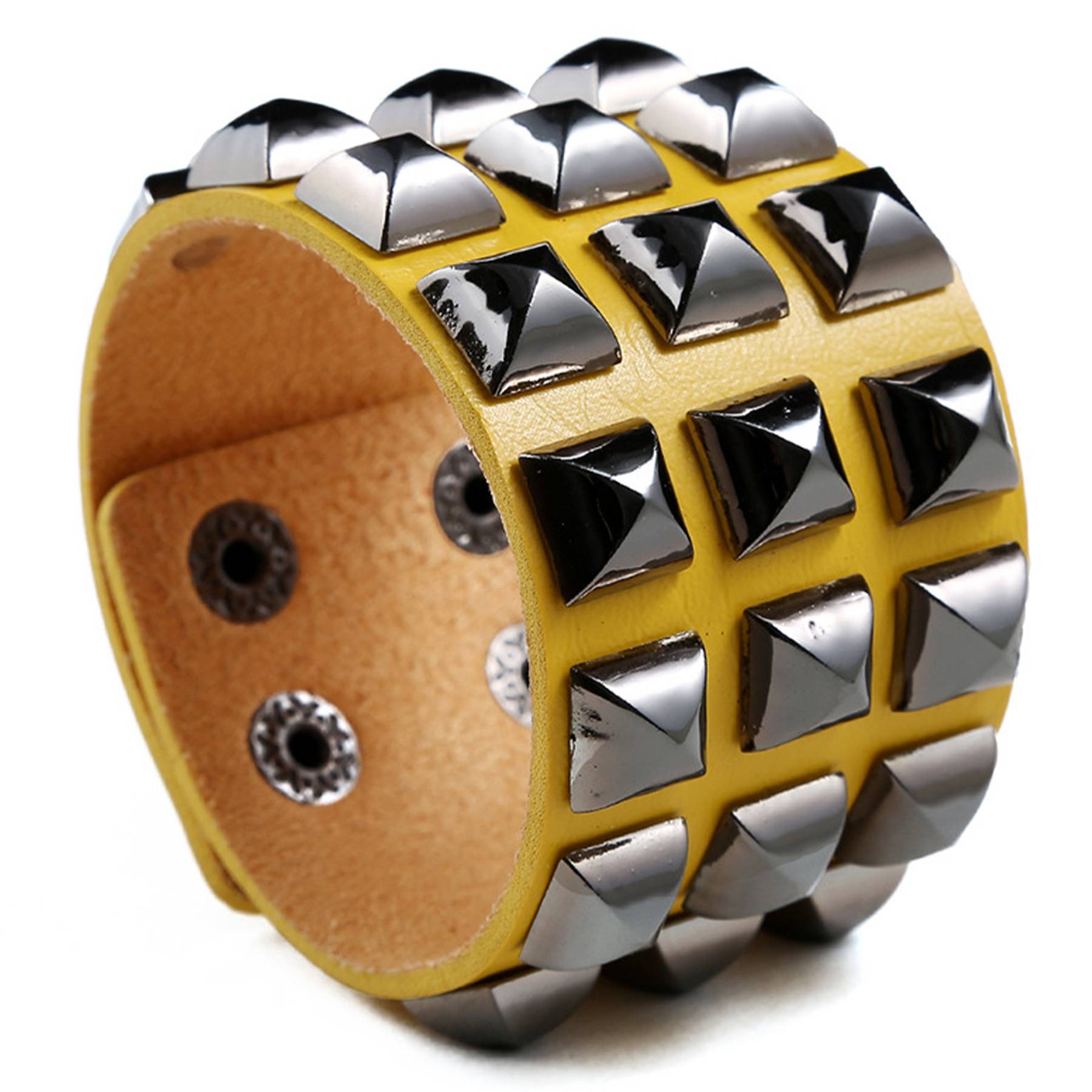 PU Punk exaggerated bracelets 5