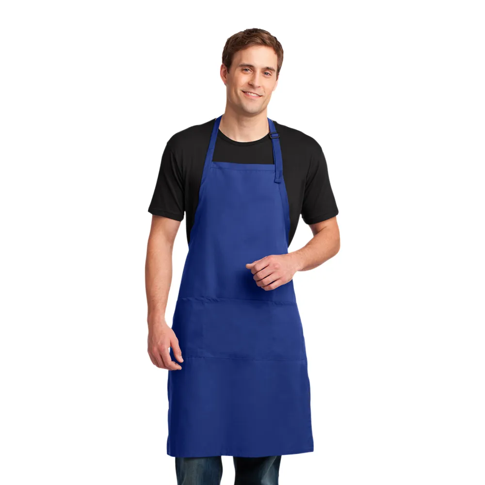 Port Authority EasyCare Extra Long Bib Apron w Stain Release 6