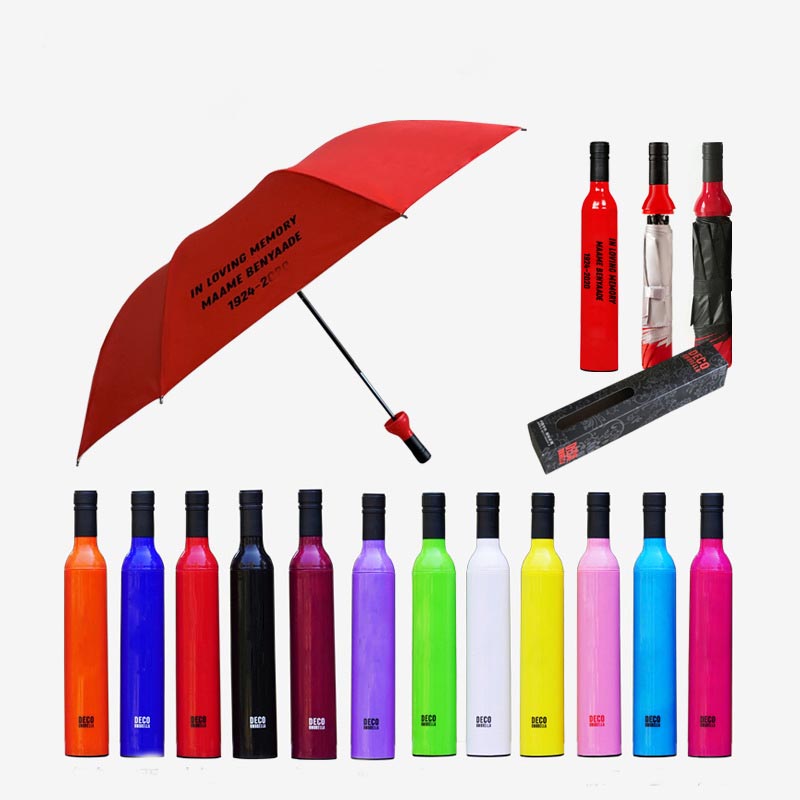 Folding Umbrella /w Wine bottle Case 2