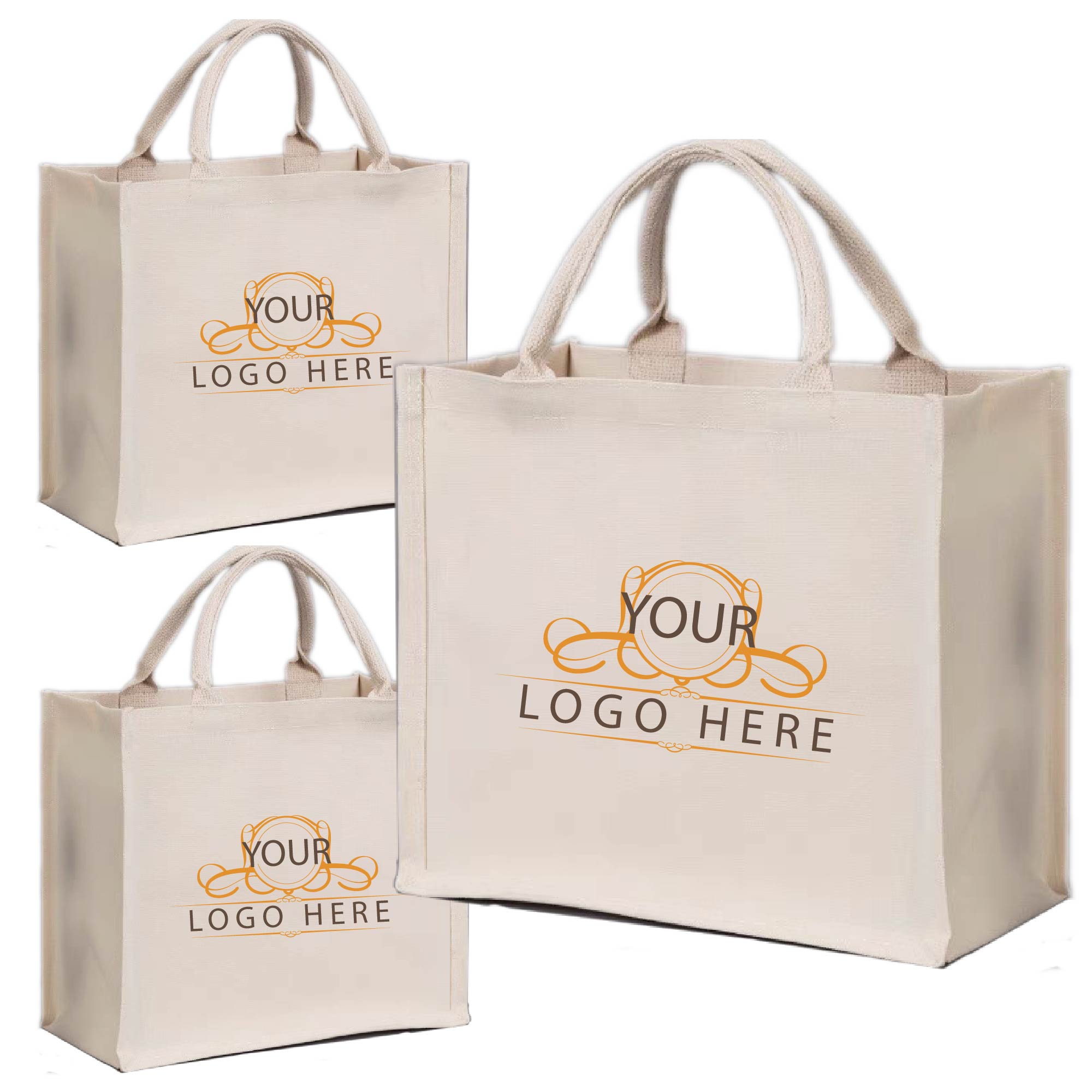 Cotton Hand Tote Bag, custom tote bag with logo imprint 1