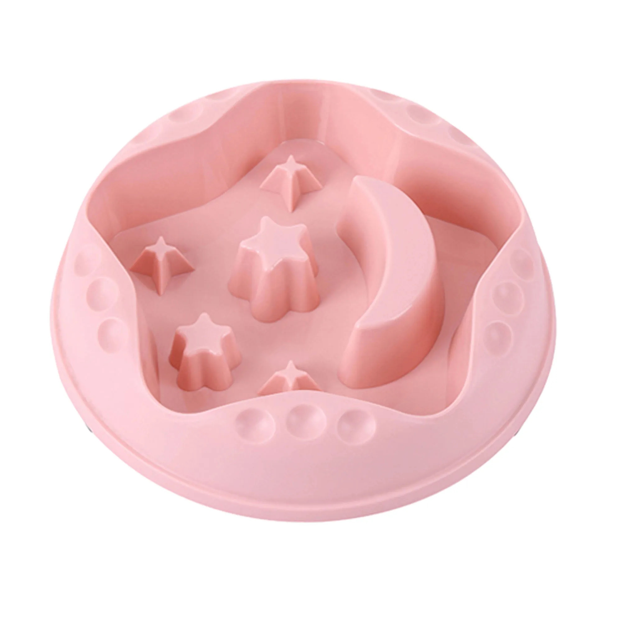 Plastic Training Pets Dog Slow Feeder Bowl 3