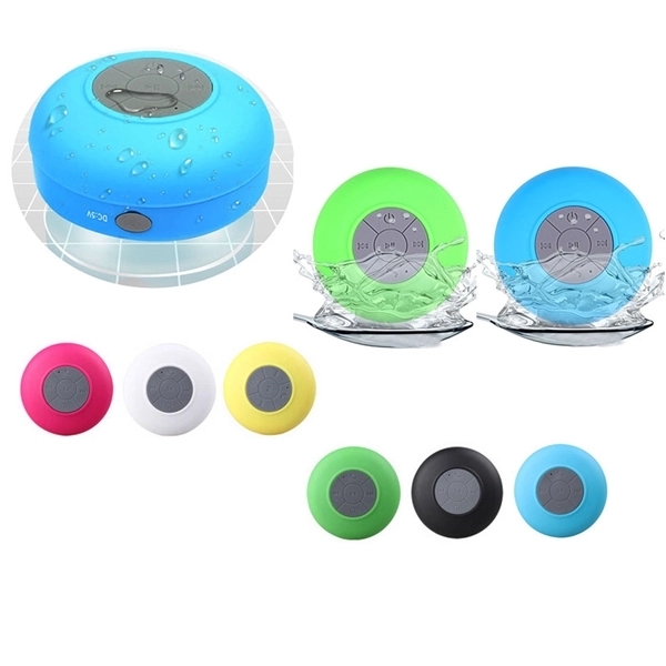 Waterproof Suction Cup Wireless Shower Speaker 1