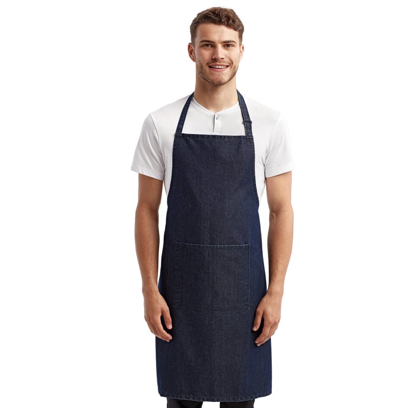 Artisan Collection By Reprime Unisex 'Colours' Recycled Bib Apron With Pocket 67
