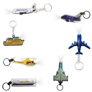 Custom Figure Shaped Keychain LED Flashlight 15