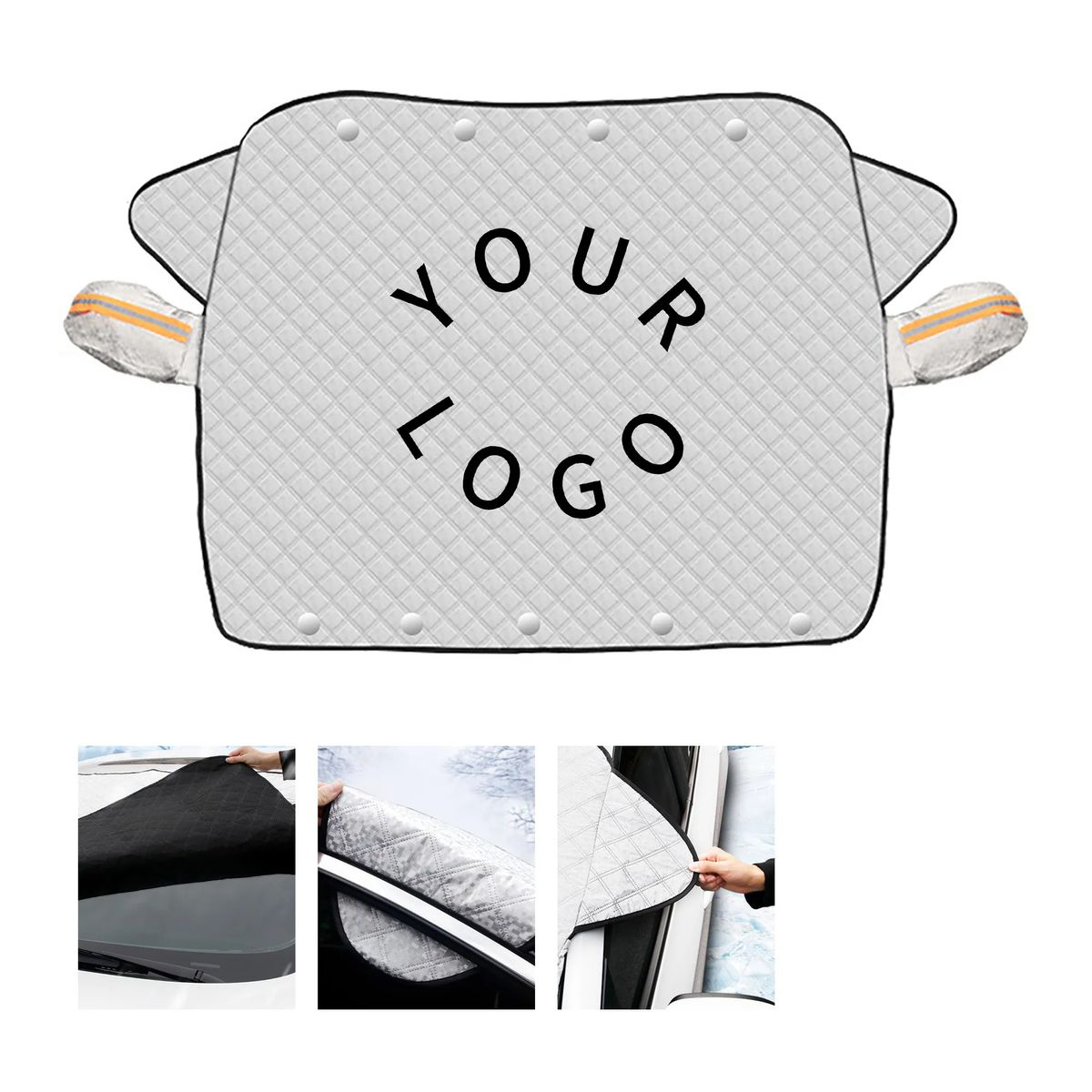 Winter Windshield Cover with UV and Fire Resistance 3