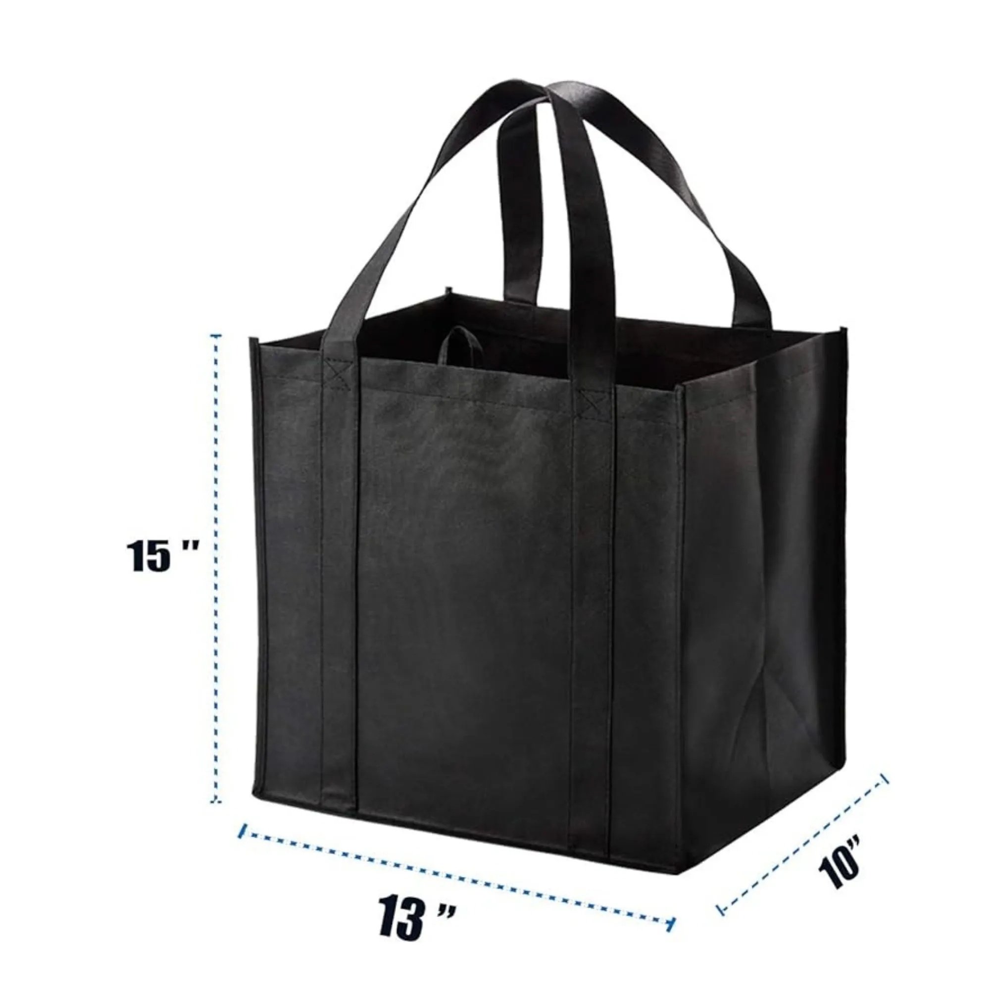 Non-Woven Carryall Shopping Bag 13"x15"x10" Customizable in 4