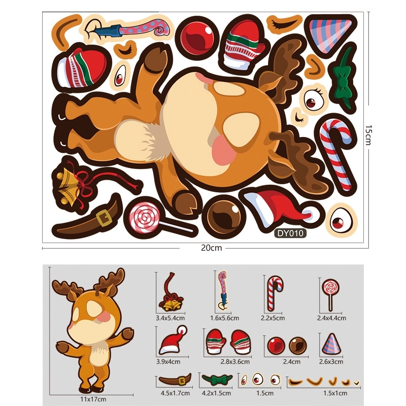 Make Your Own Christmas Sticker 2
