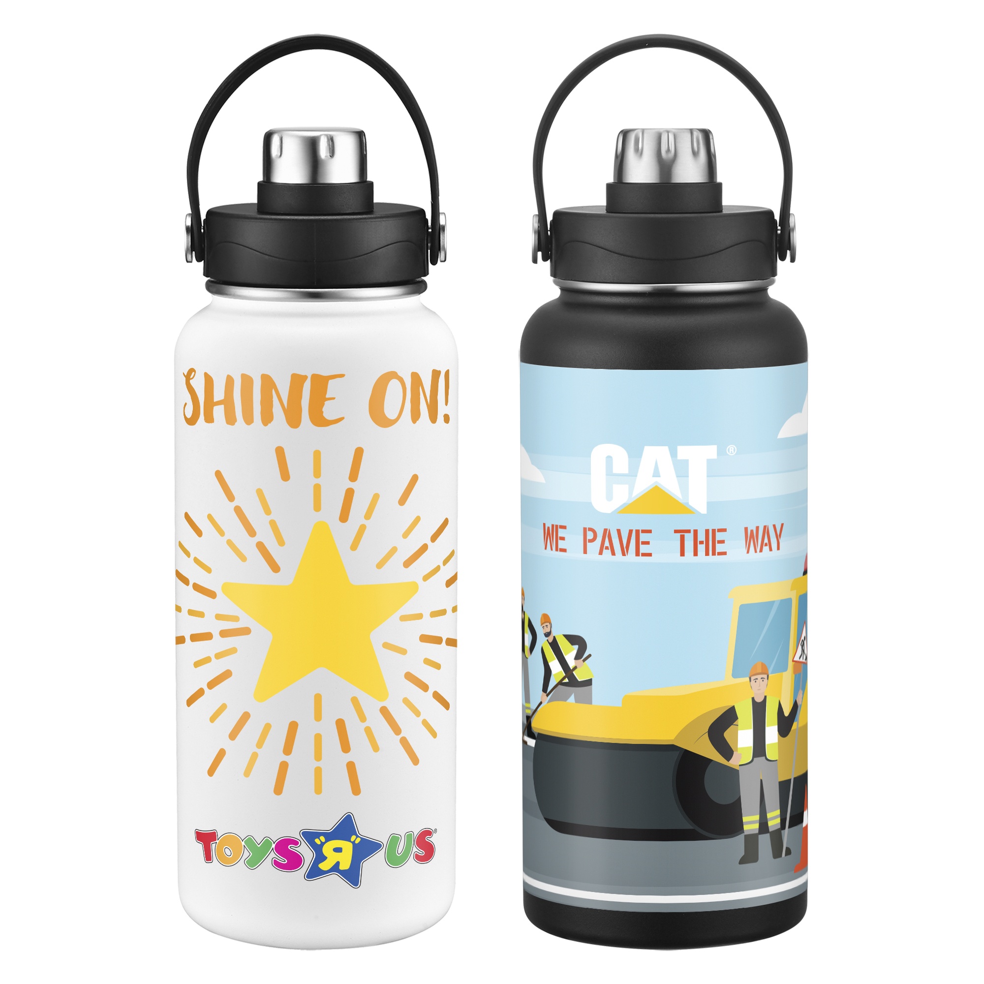 34 oz. Vacuum Water Bottle, custom water bottle with logo imprint 1