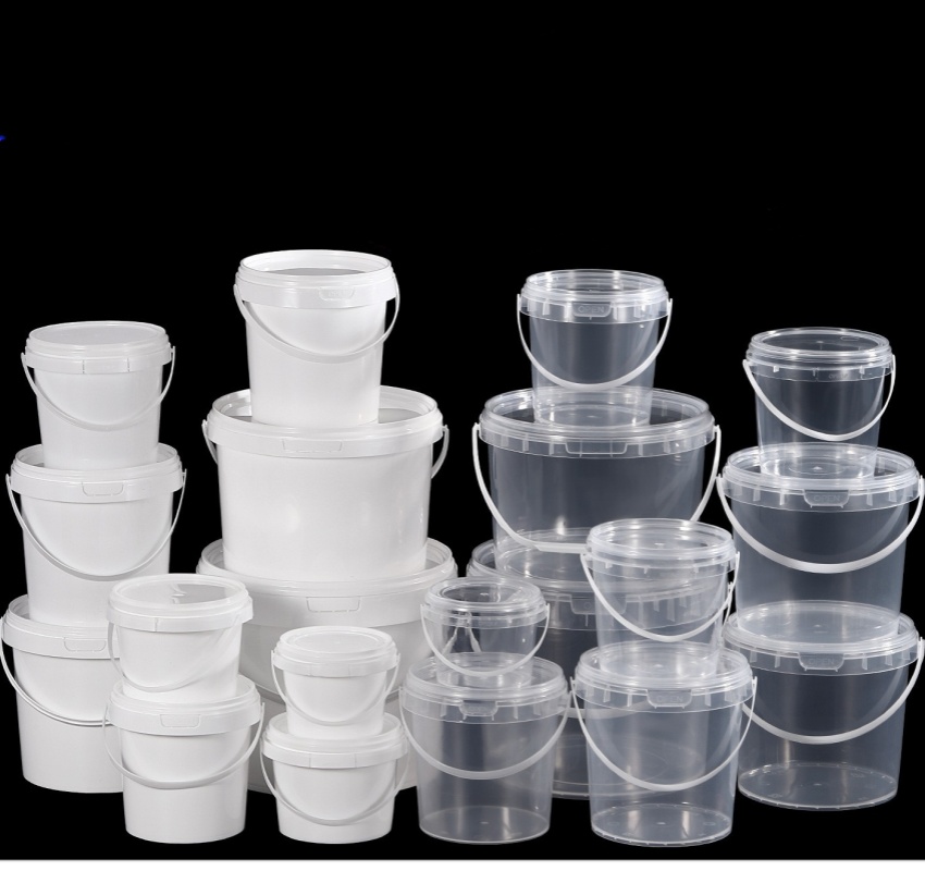 Food Storage Containers/Pail with Lid and Handle 1