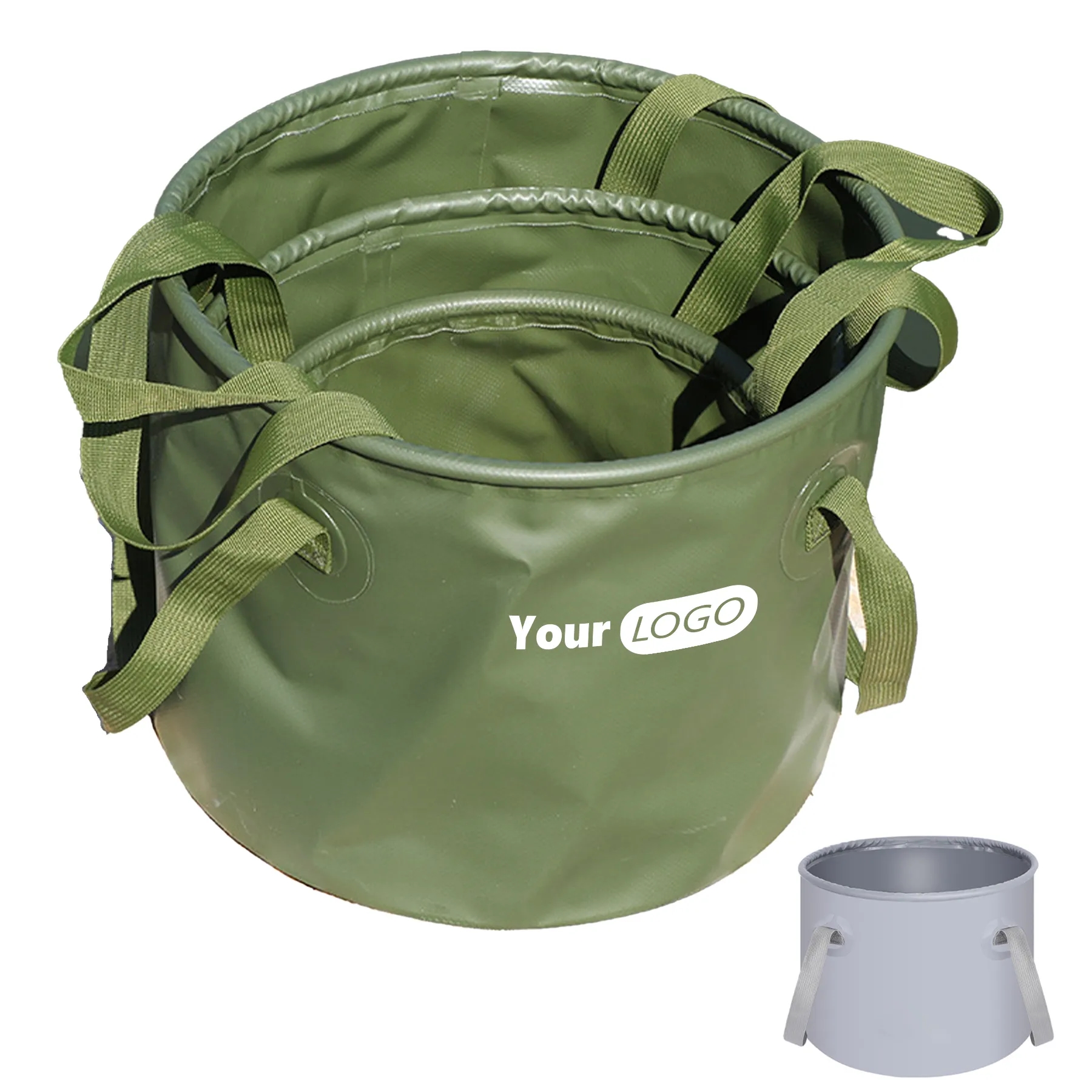 Pvc Portable Folding Camping Picnic Basin 2