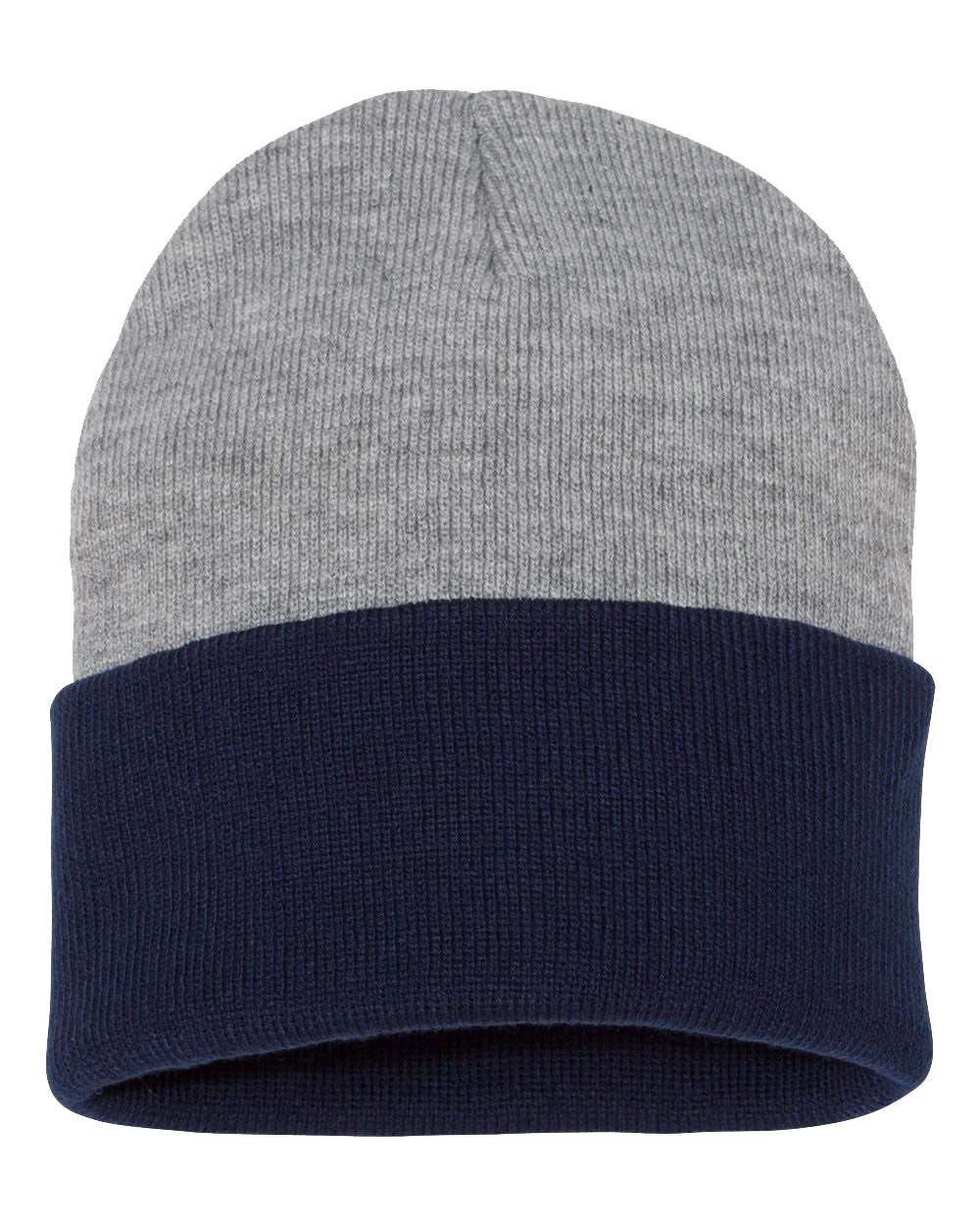 12" Color Blocked Cuffed Beanie - SP12T 6