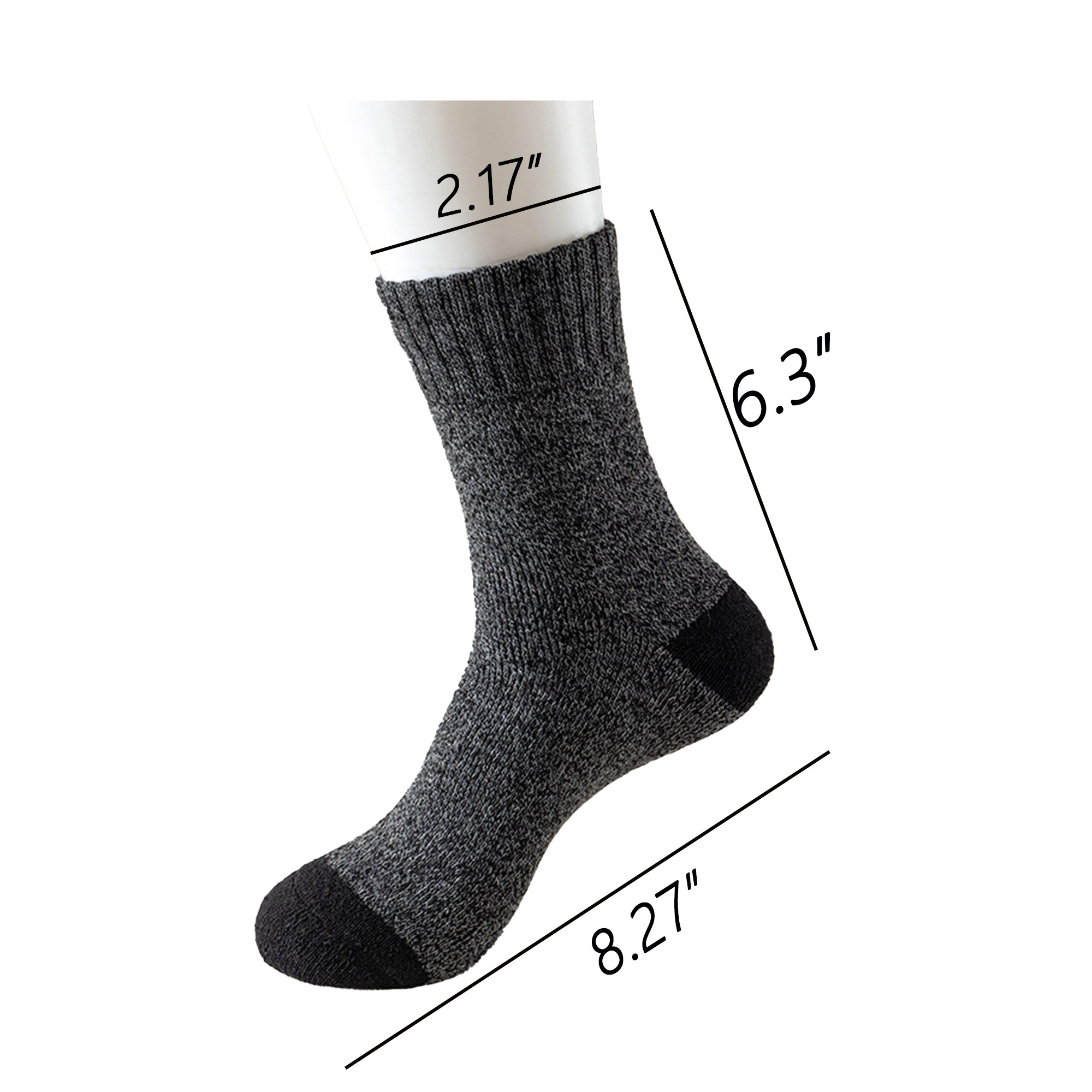Men's Thick Warm Hiking Sock 2