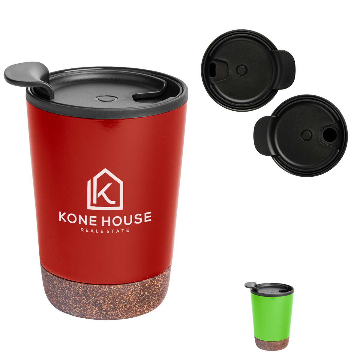 10Oz. Stainless Steel Zoe Tumbler With Cork Base