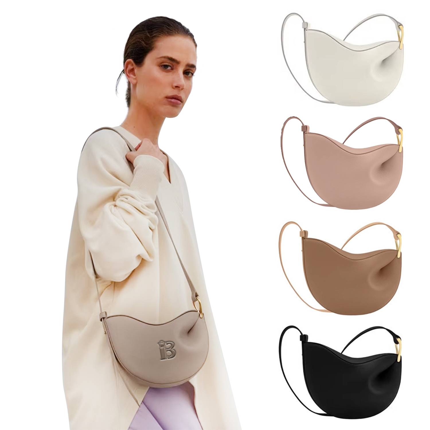 Dermis Genuine Leather Crossbody Shoulder Bag 10